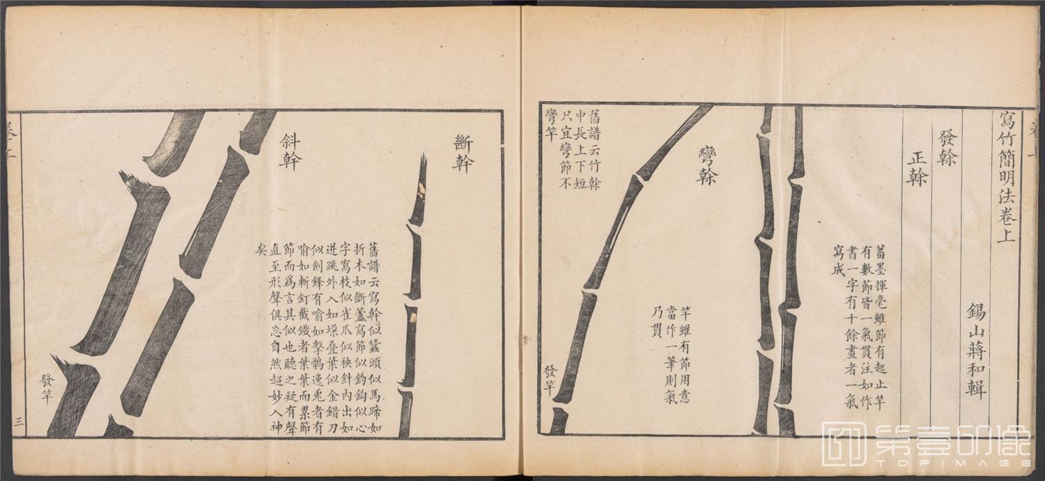 国画-写竹简明法.上下卷.清咸丰六年两广督署刊-011