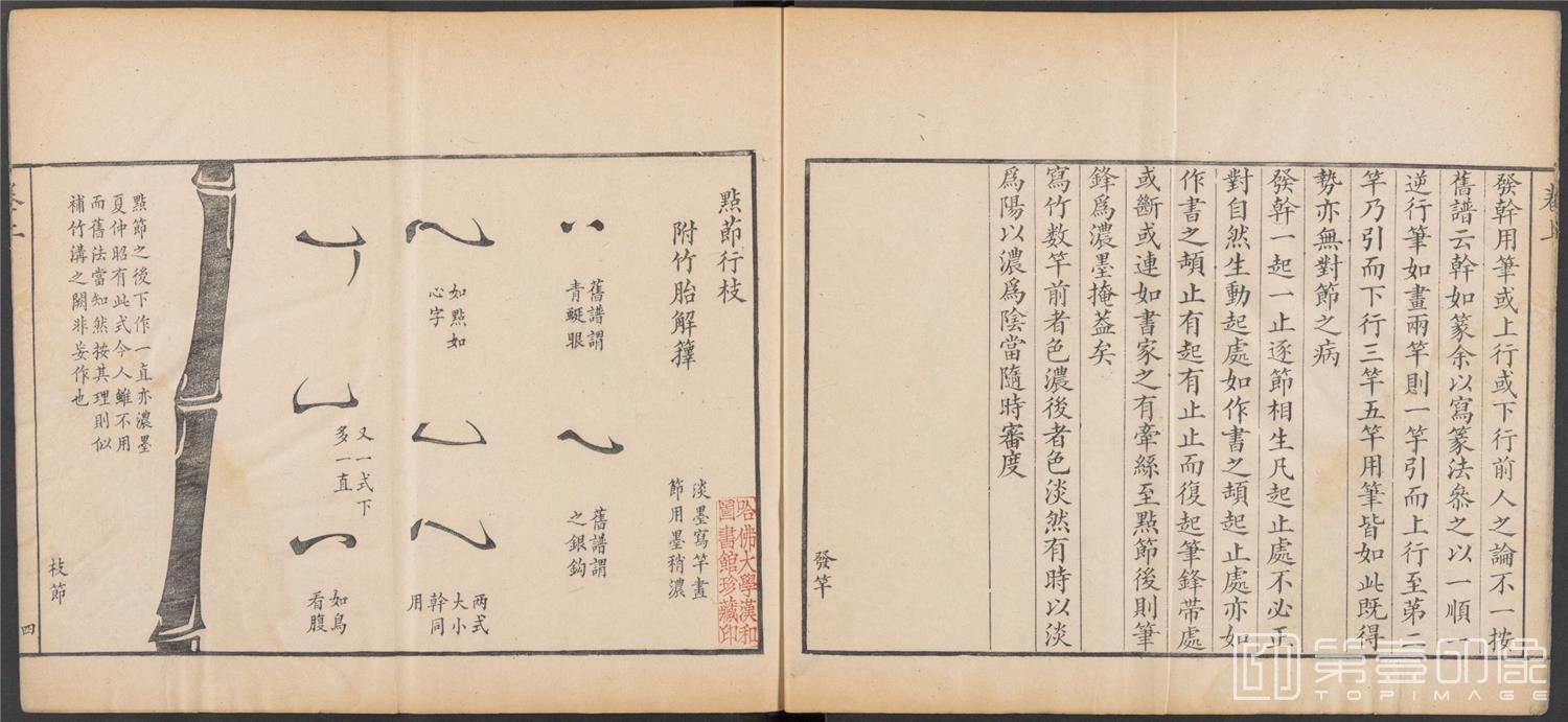 国画-写竹简明法.上下卷.清咸丰六年两广督署刊-012