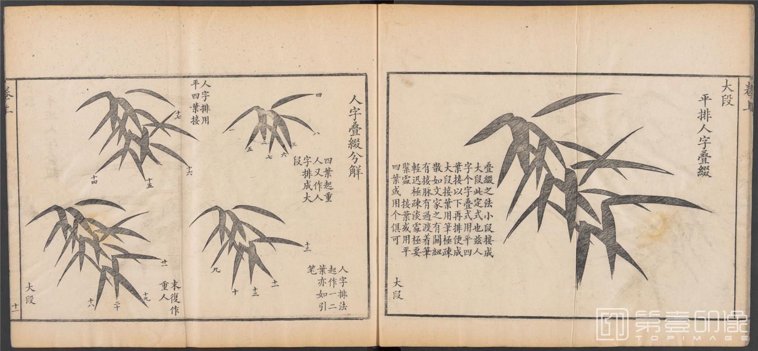 国画-写竹简明法.上下卷.清咸丰六年两广督署刊-019