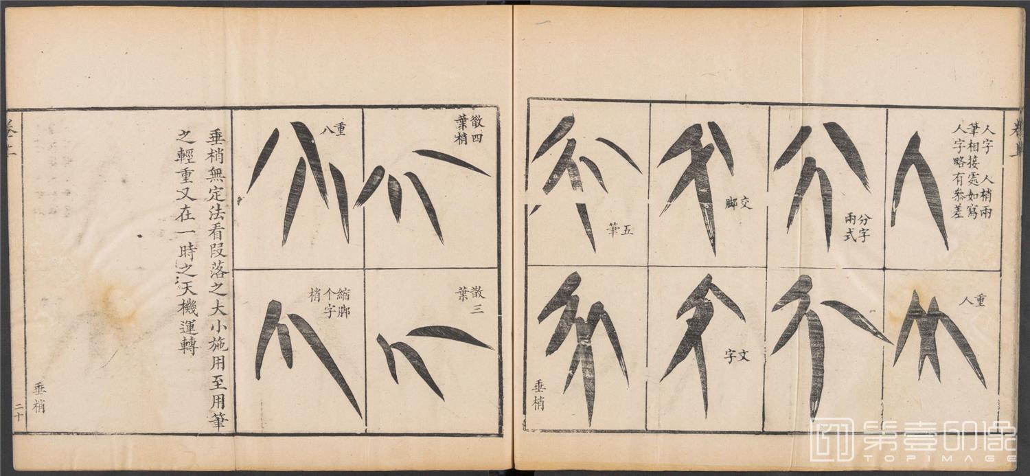 国画-写竹简明法.上下卷.清咸丰六年两广督署刊-028
