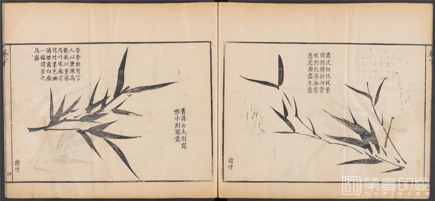 国画-写竹简明法.上下卷.清咸丰六年两广督署刊-037