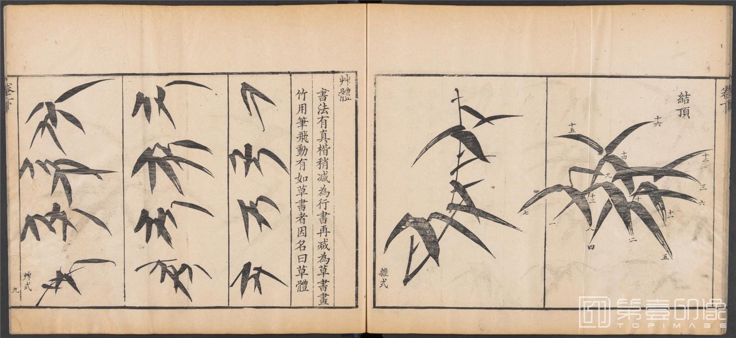 国画-写竹简明法.上下卷.清咸丰六年两广督署刊-042