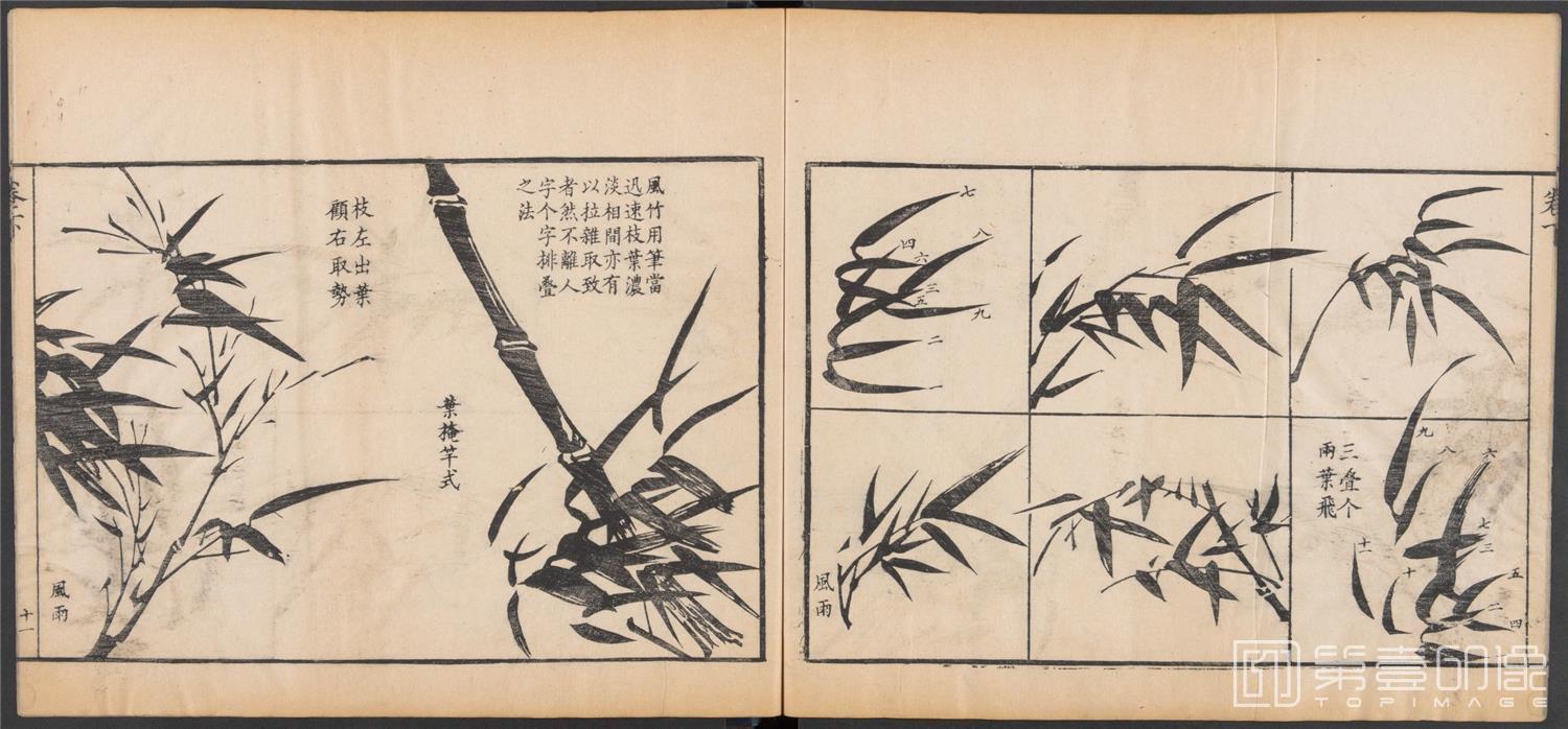国画-写竹简明法.上下卷.清咸丰六年两广督署刊-044