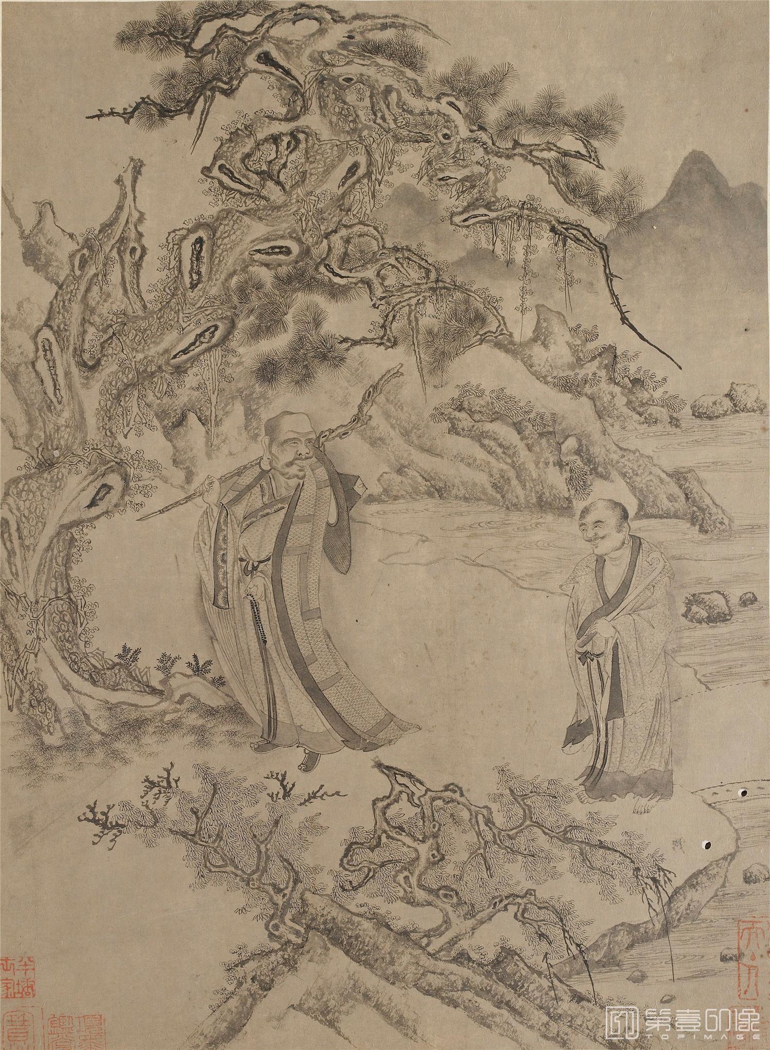 手绘-十八罗汉图册-FS-7410_31 44.8×32cm 手绘-十八罗汉图册-FS-7410_31 44.8×32cm