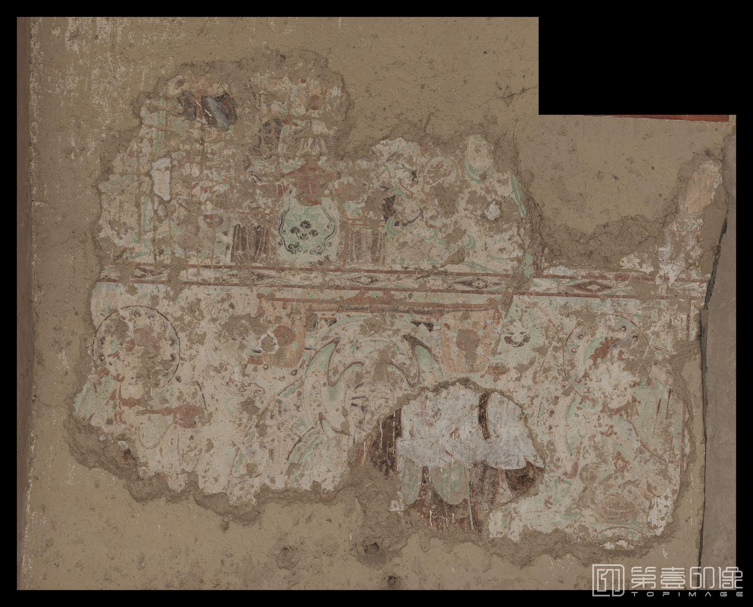 壁画-敦煌壁画 莫高窟285窟前室西壁