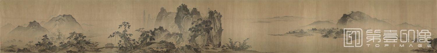 国画-长江万里图后卷 59.4x×x487.7