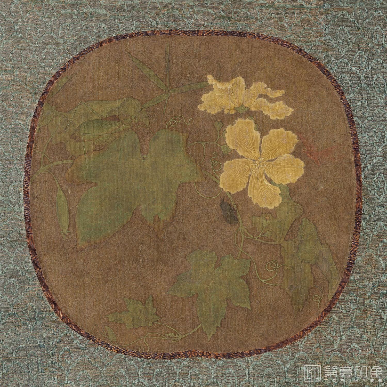 国画-丝瓜花图