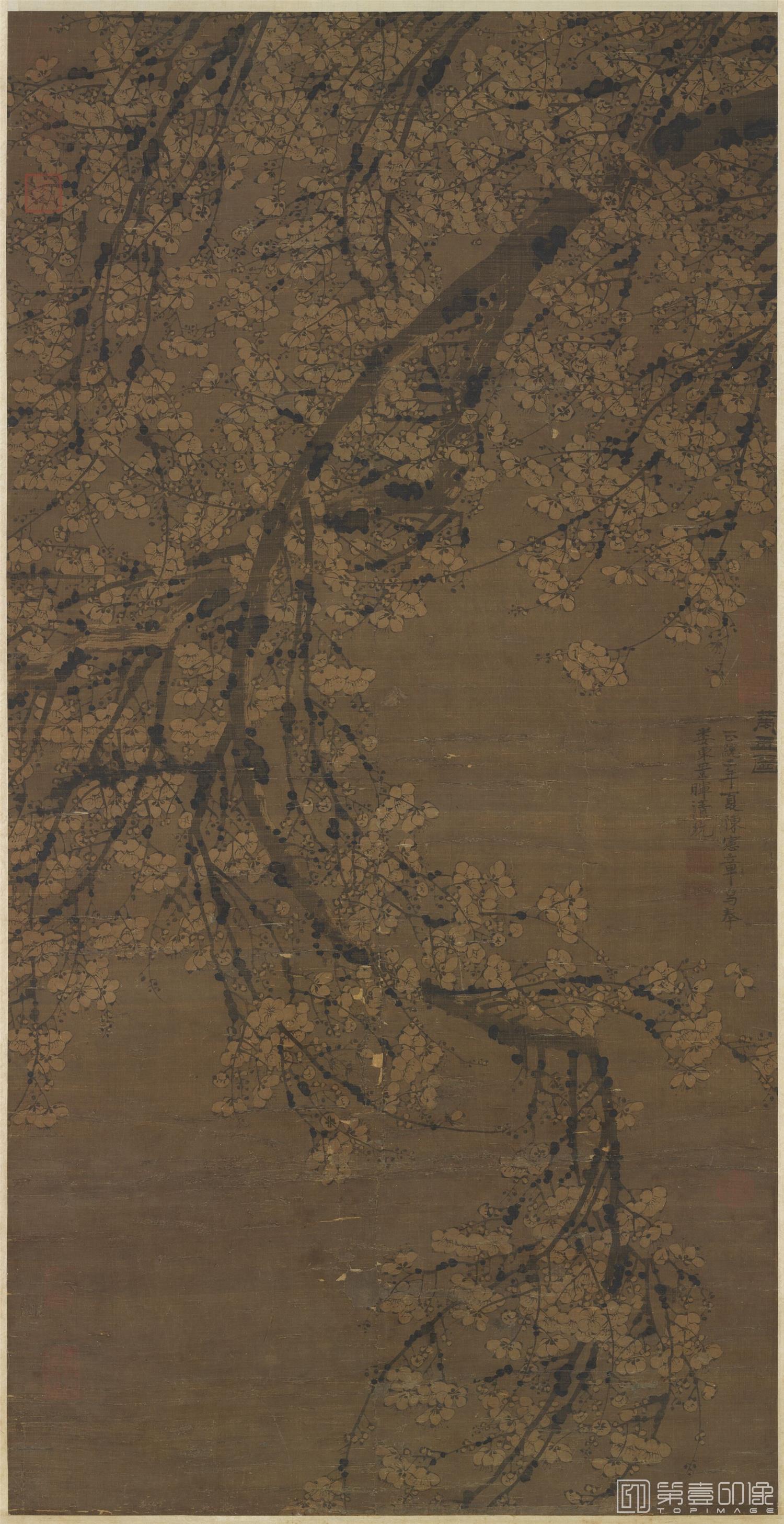 国画-万玉图轴 111.9x57.5