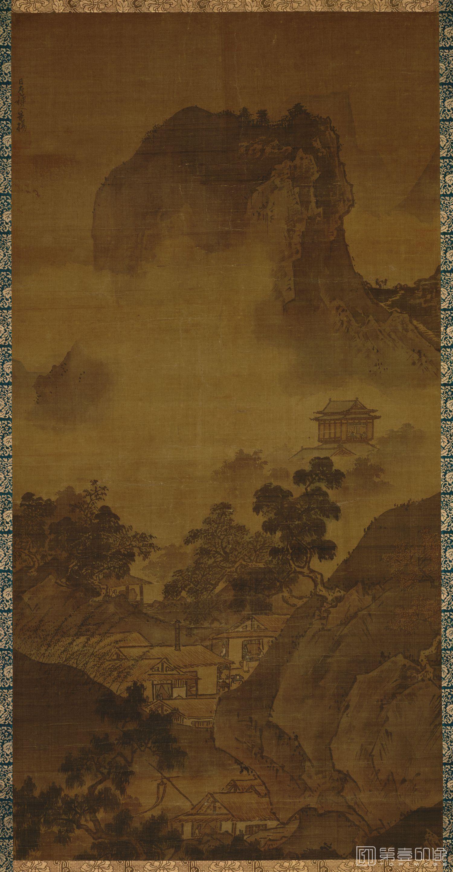 国画-四季山水图 (秋) 149.0x75.8