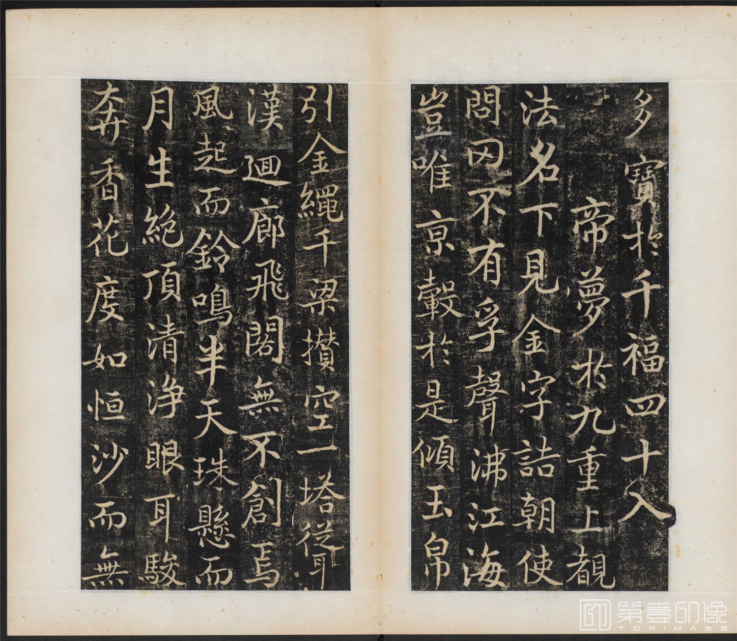 书法-唐国师千福寺多宝塔院故法华楚金禅师碑.民国拓本-006