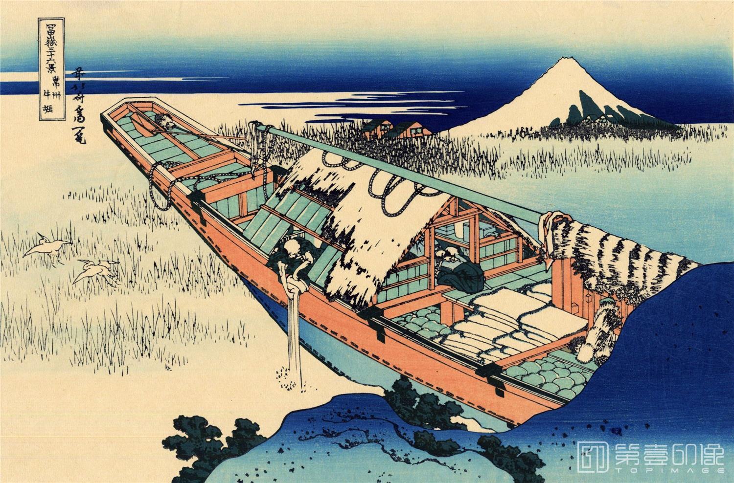 水粉画-葛饰北斋 富岳三十六景.追加10景.共46景.葛饰北斋画-21 水粉画-葛饰北斋 富岳三十六景.追加10景.共46景.葛饰北斋画-21