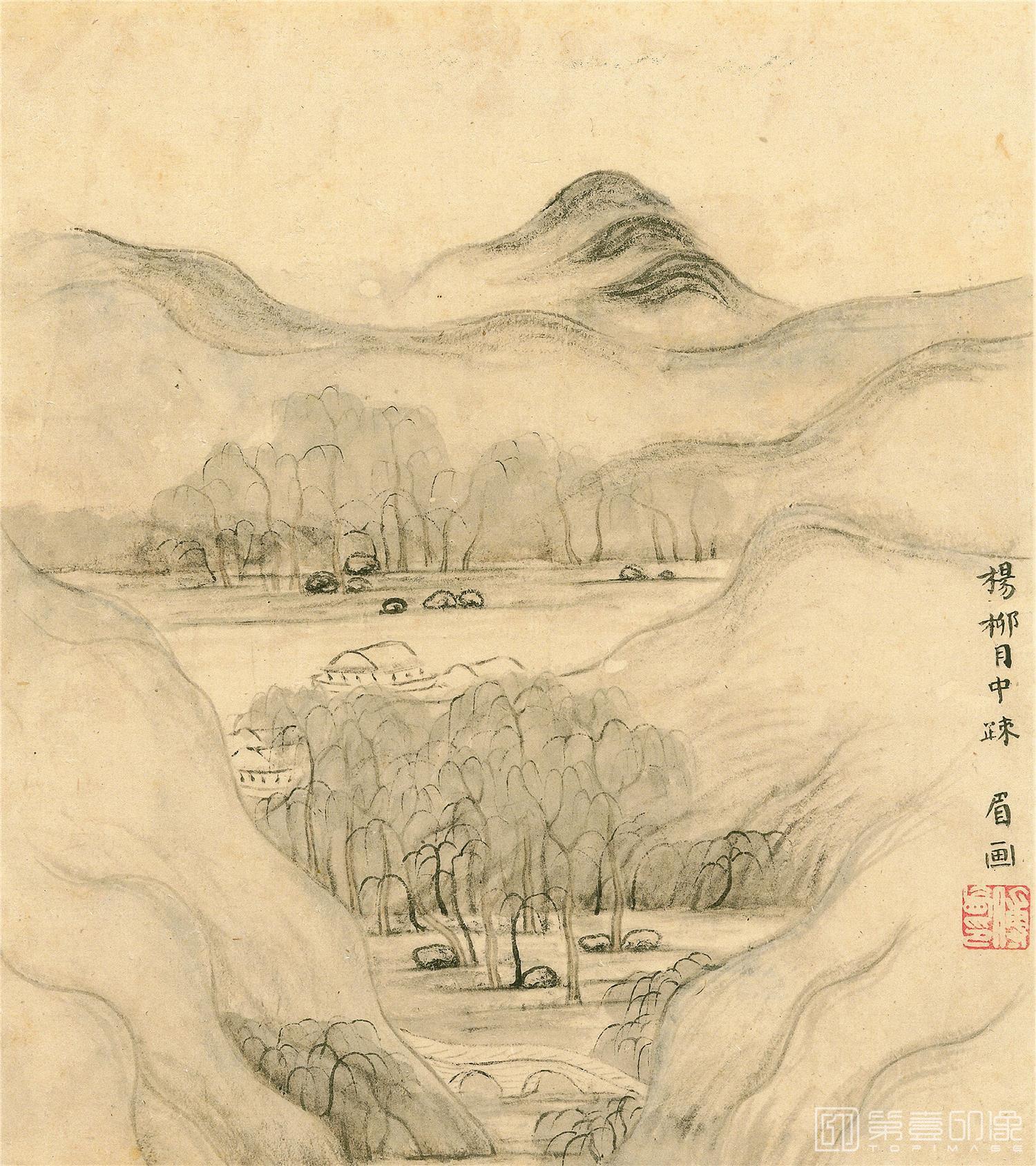 国画-山水花卉册 (十)