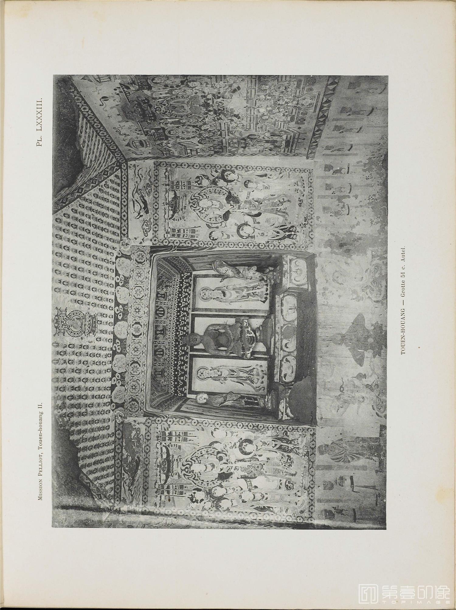 摄影-敦煌石窟.Les grottes de Touen-Houang.六册.伯希和著.By.Paul Pelliot.1920至1924年出版-110