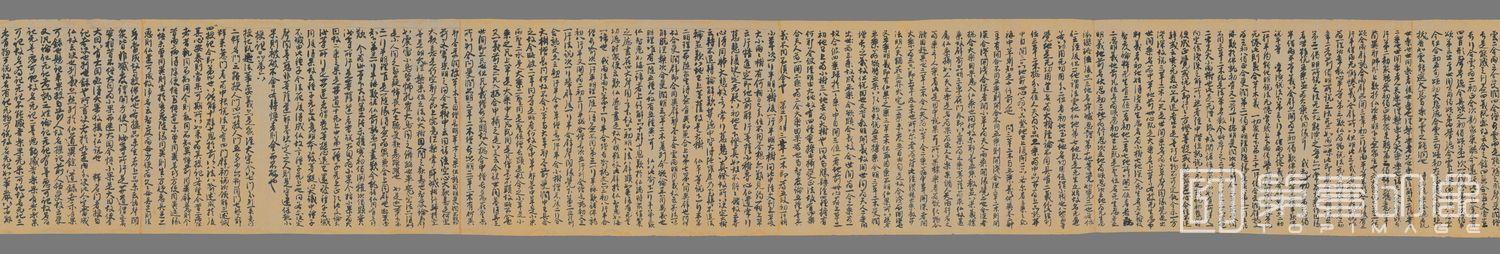 书法-敦煌遗书 法藏 P2346吉藏 法华义疏 行草手稿-11 29.2×2374.1