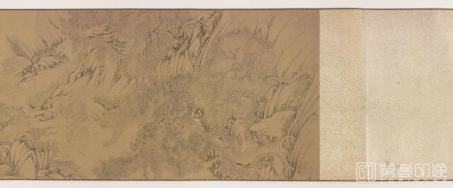 手绘-白描十六罗汉渡海图全卷-1 43.3x655.7