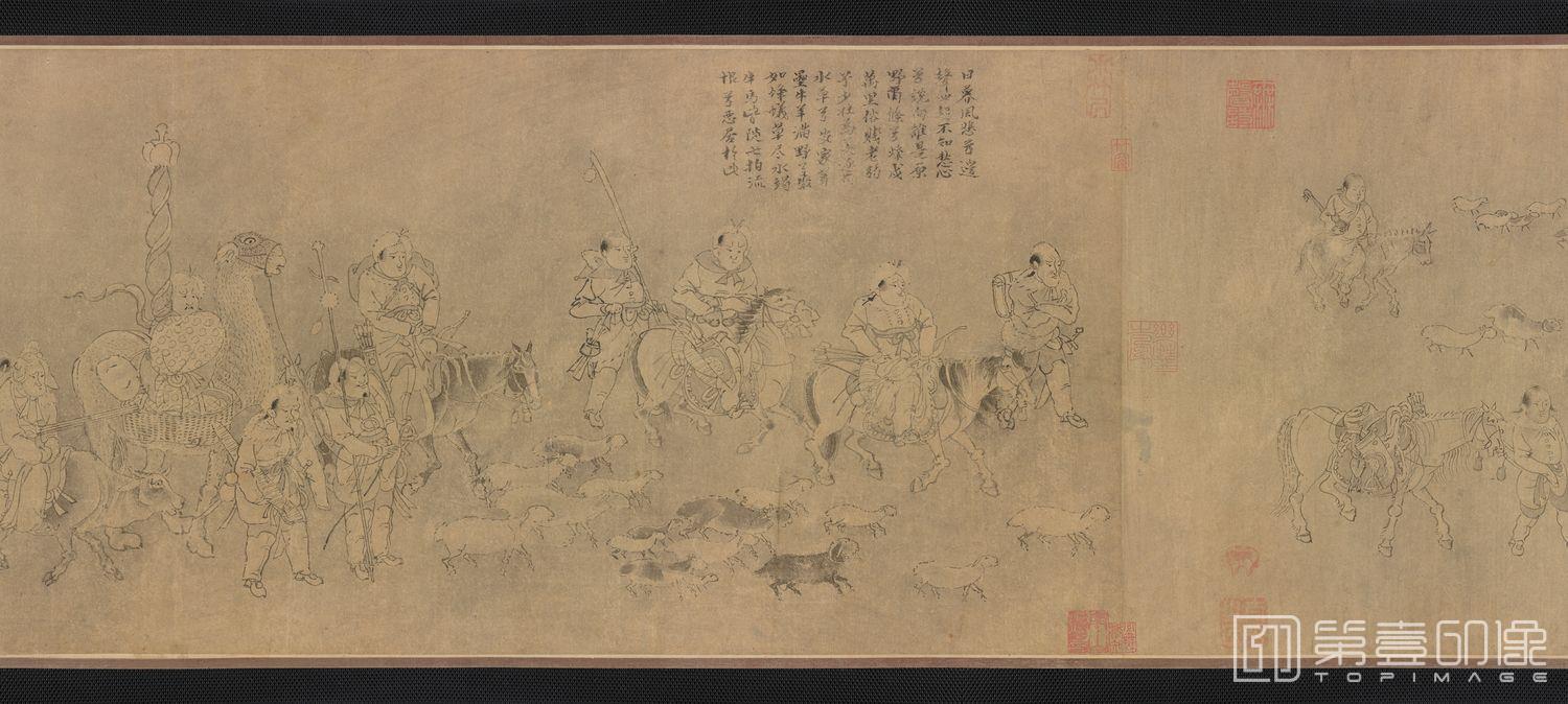 手绘-笳拍图全卷 (白描)-3 30.6×770