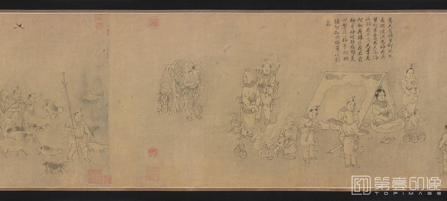 手绘-笳拍图全卷 (白描)-5 30.6×770