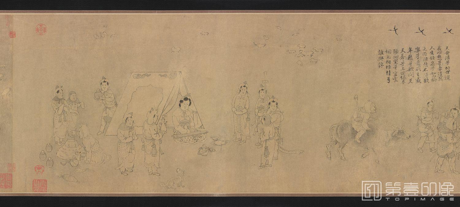 手绘-笳拍图全卷 (白描)-6 30.6×770