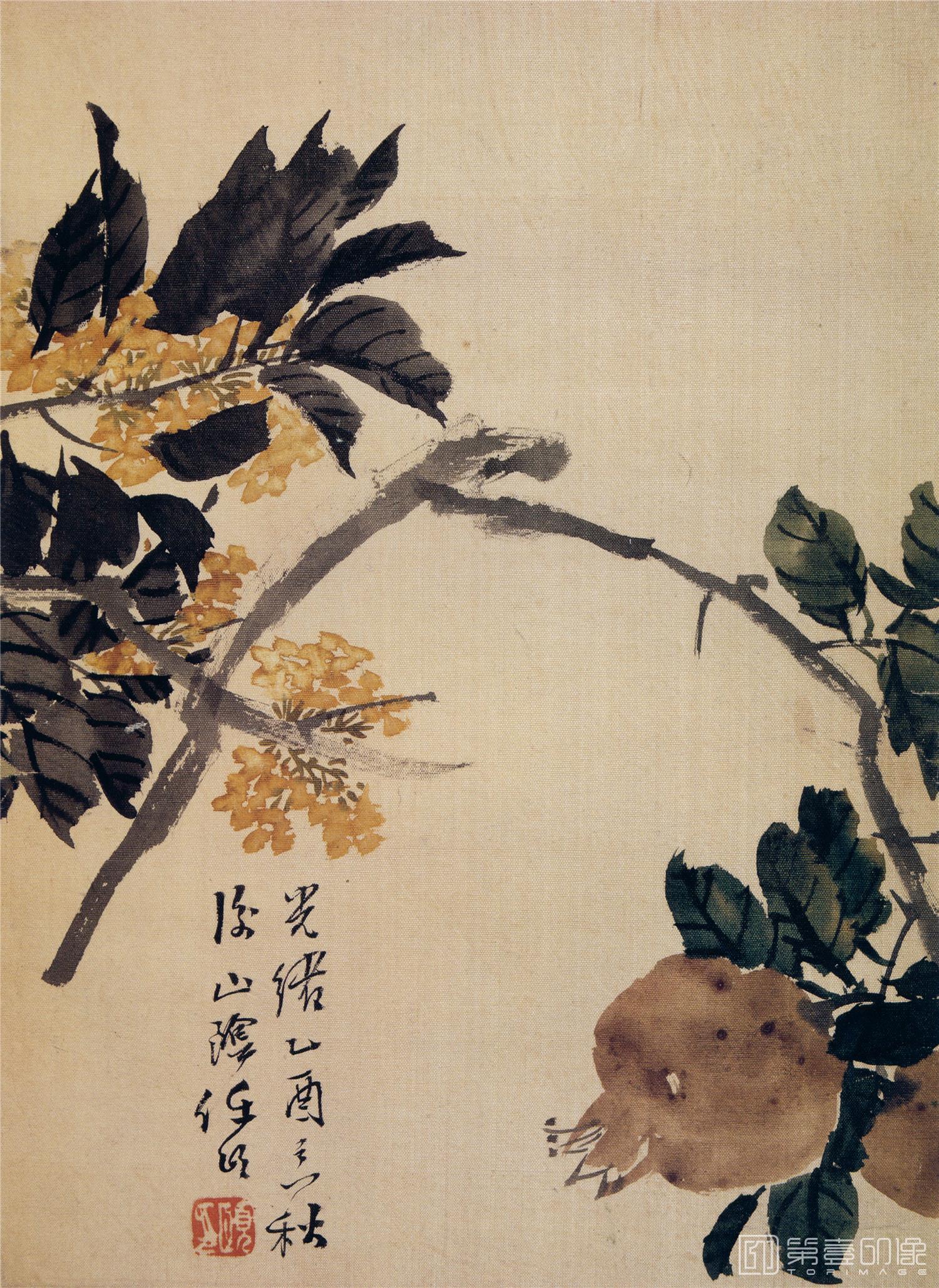 水彩画-花鸟图册-册页04