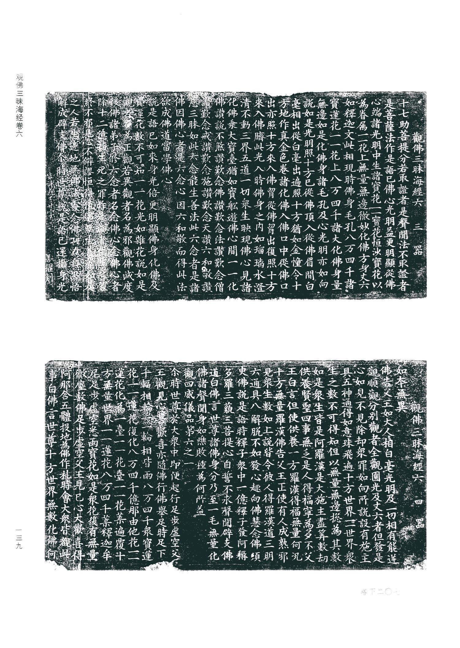 书法-观佛三昧海经 (金天眷3年拓本)-47