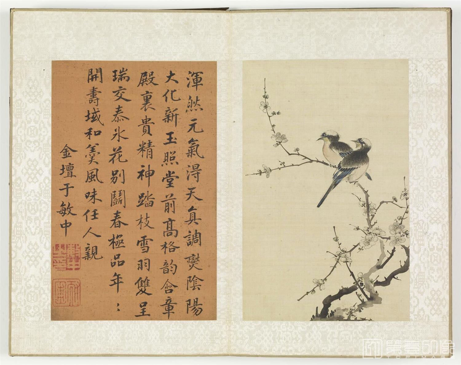 国画-钱茶山书画册.12帧.清朝乾隆十五年.1750年-011