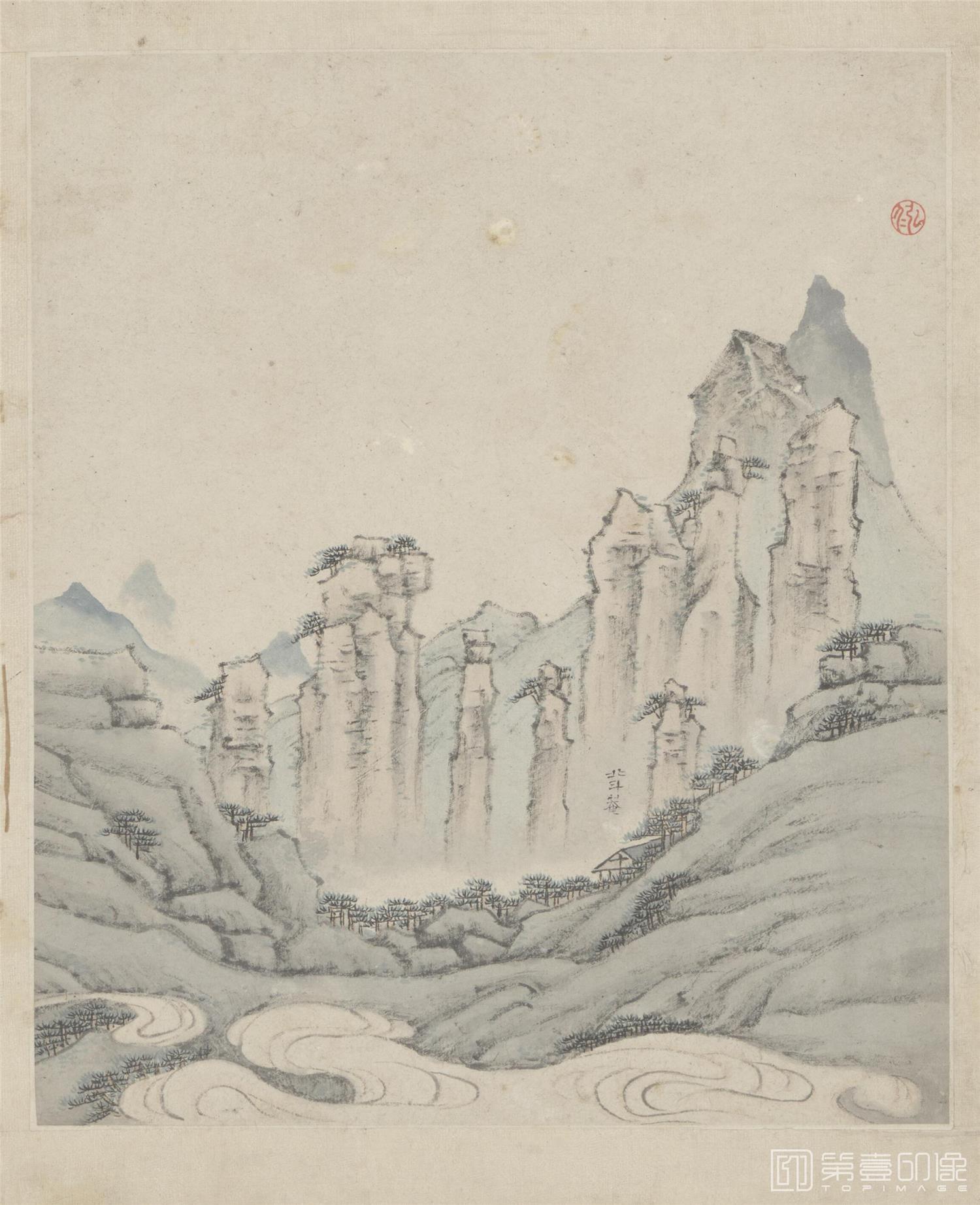 国画-黄山图册60开 (28)