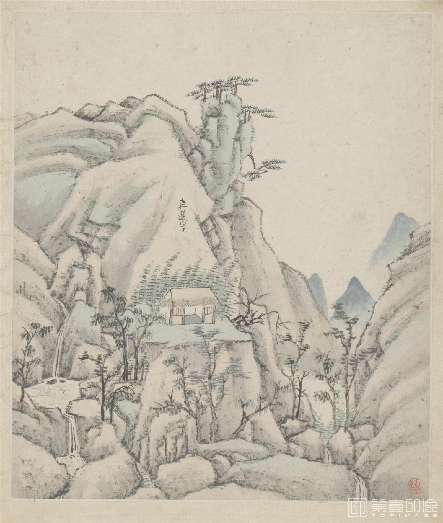 国画-黄山图册60开 (40)