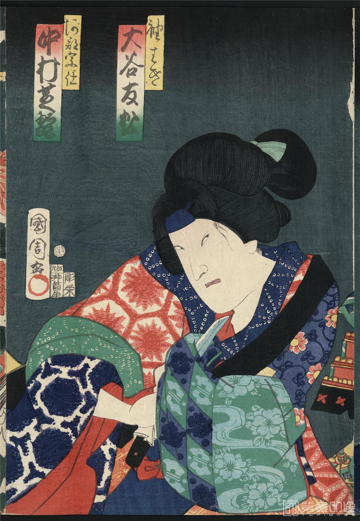 手绘-日本浮世绘绘本图-4
