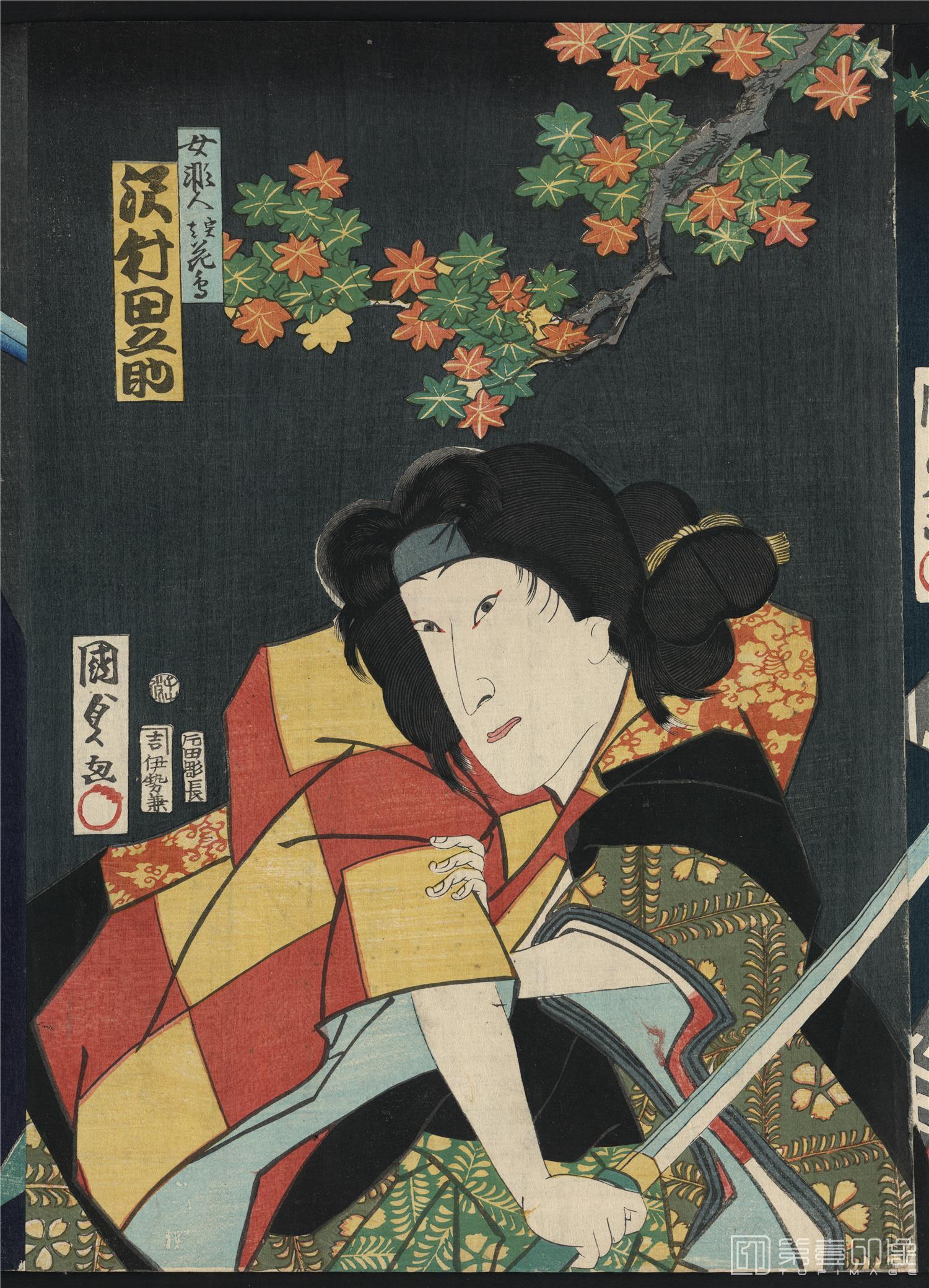 手绘-日本浮世绘绘本图-8
