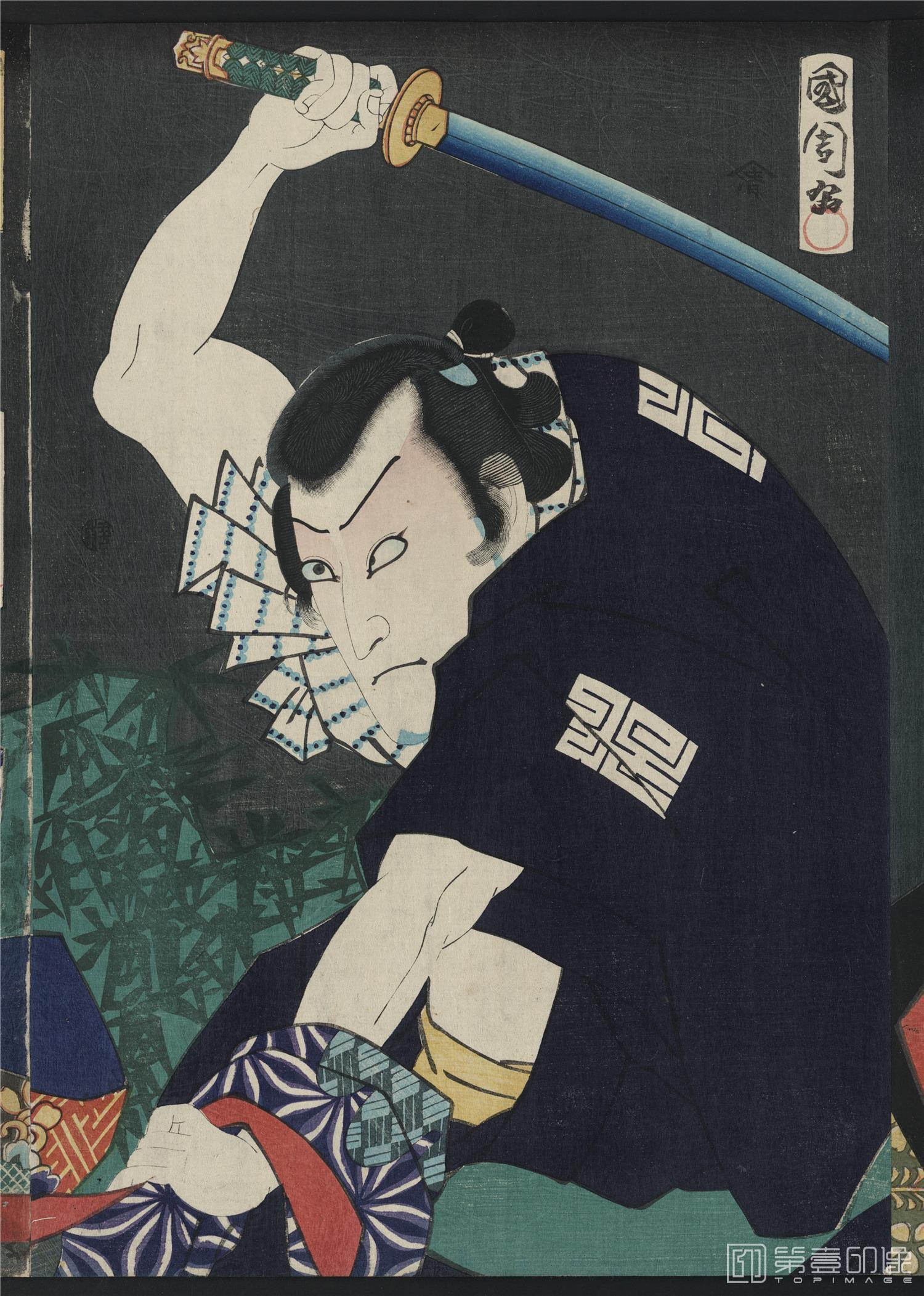 手绘-日本浮世绘绘本图-9