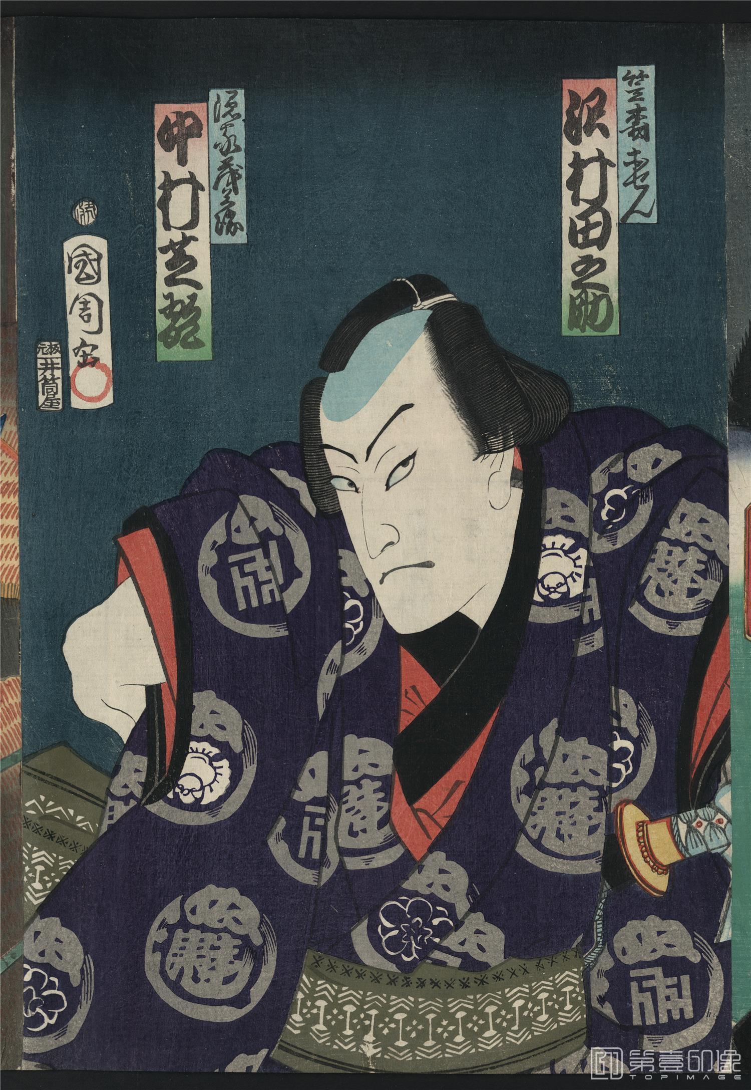 手绘-日本浮世绘绘本图-13
