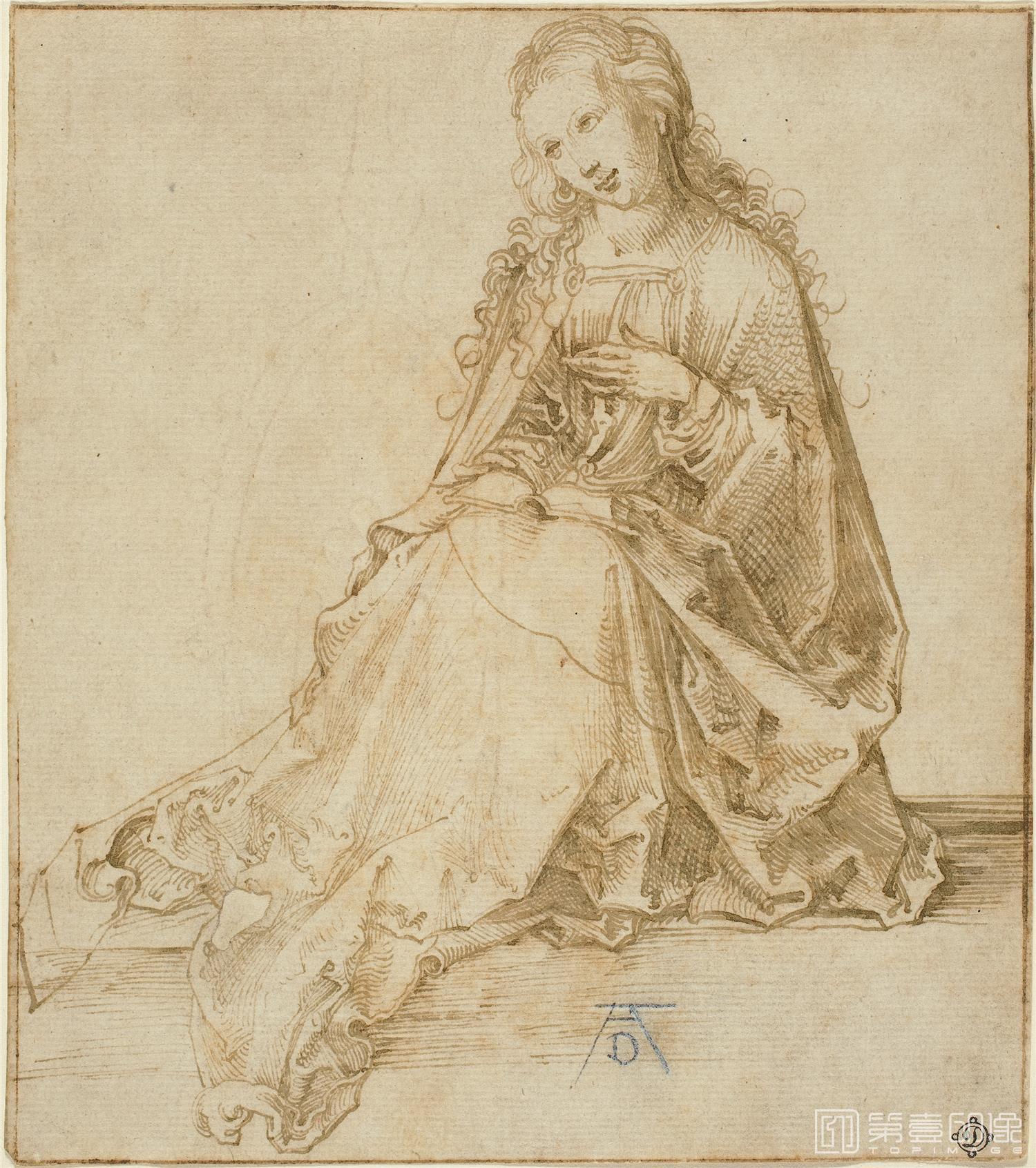 素描-阿尔布雷特·丢勒 Albrecht Dürer作品集-044