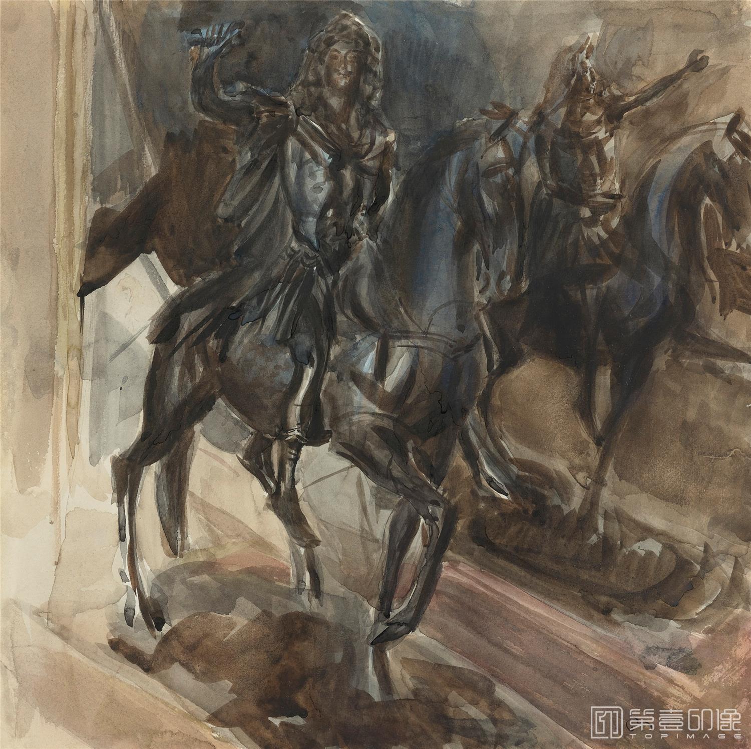 水彩画-乔凡尼·塞冈提尼 Giovanni Segantini作品集 -01