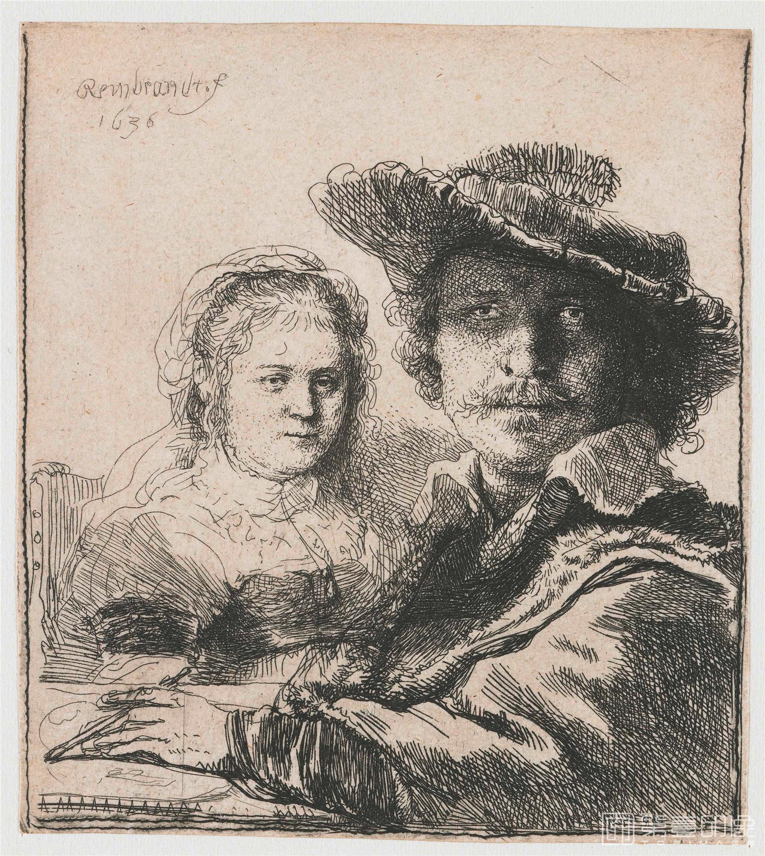 素描-伦勃朗·哈尔曼松·凡·莱因 Rembrandt Harmenszoon van Rijn作品集-350