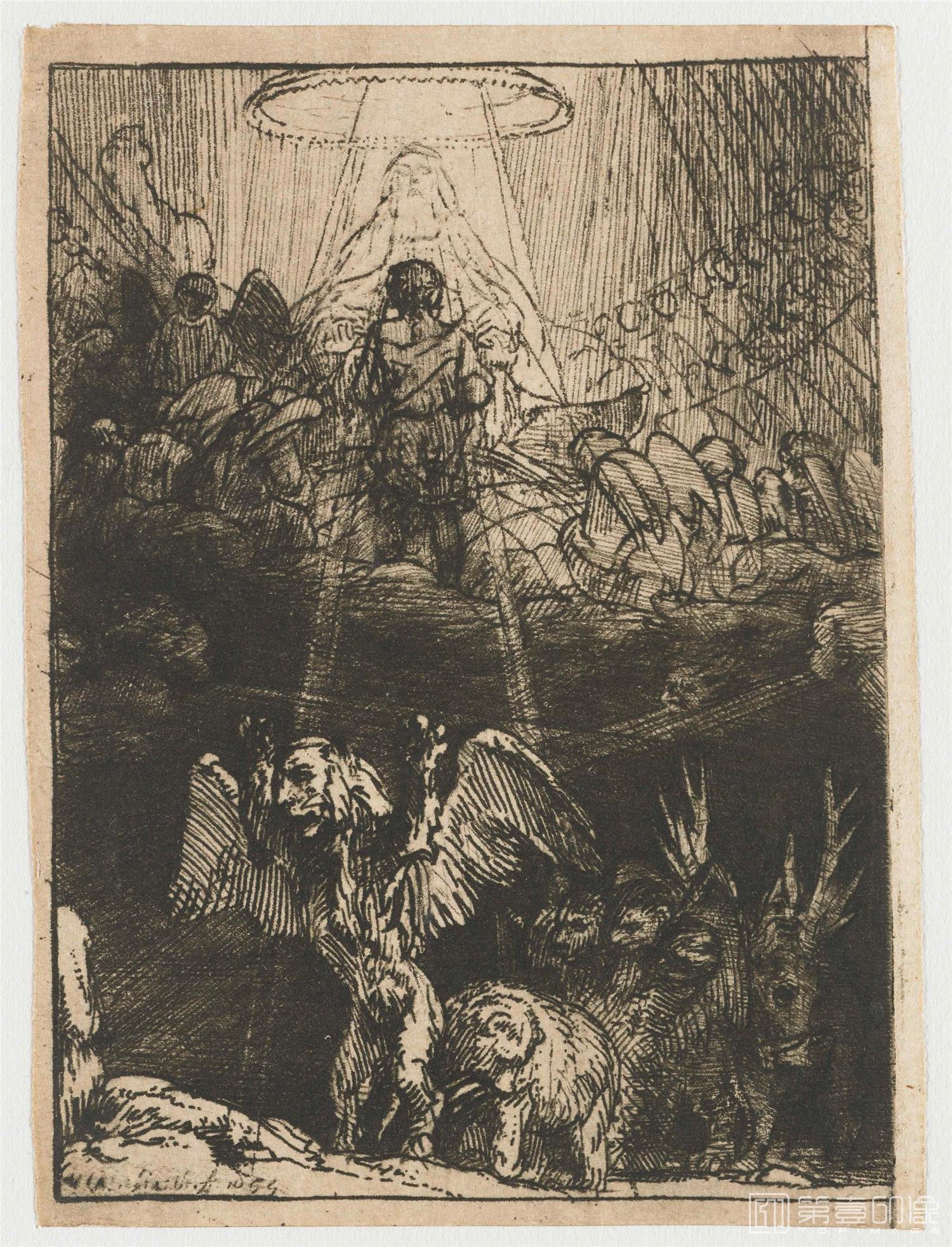 素描-伦勃朗·哈尔曼松·凡·莱因 Rembrandt Harmenszoon van Rijn作品集-356