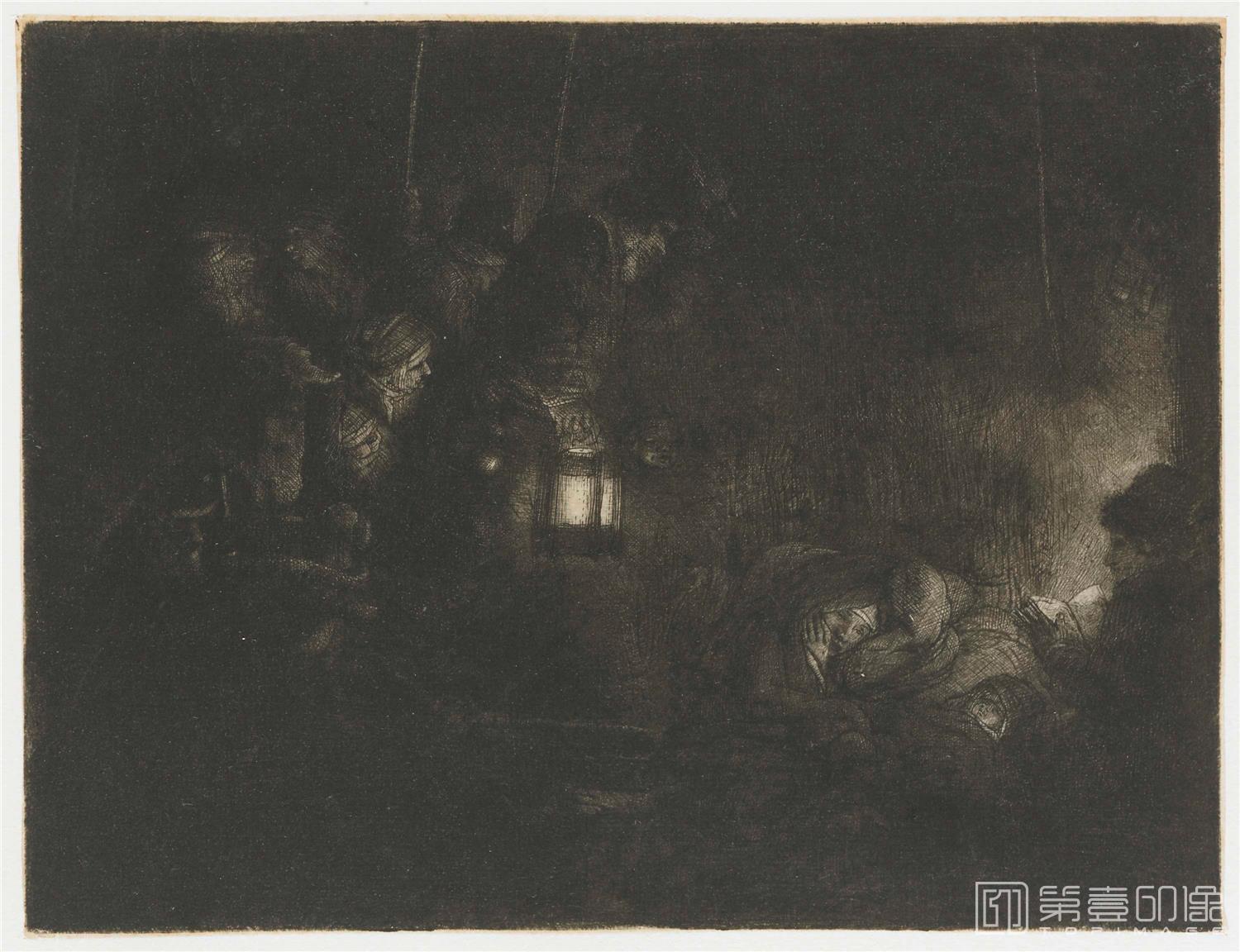 素描-伦勃朗·哈尔曼松·凡·莱因 Rembrandt Harmenszoon van Rijn作品集-363