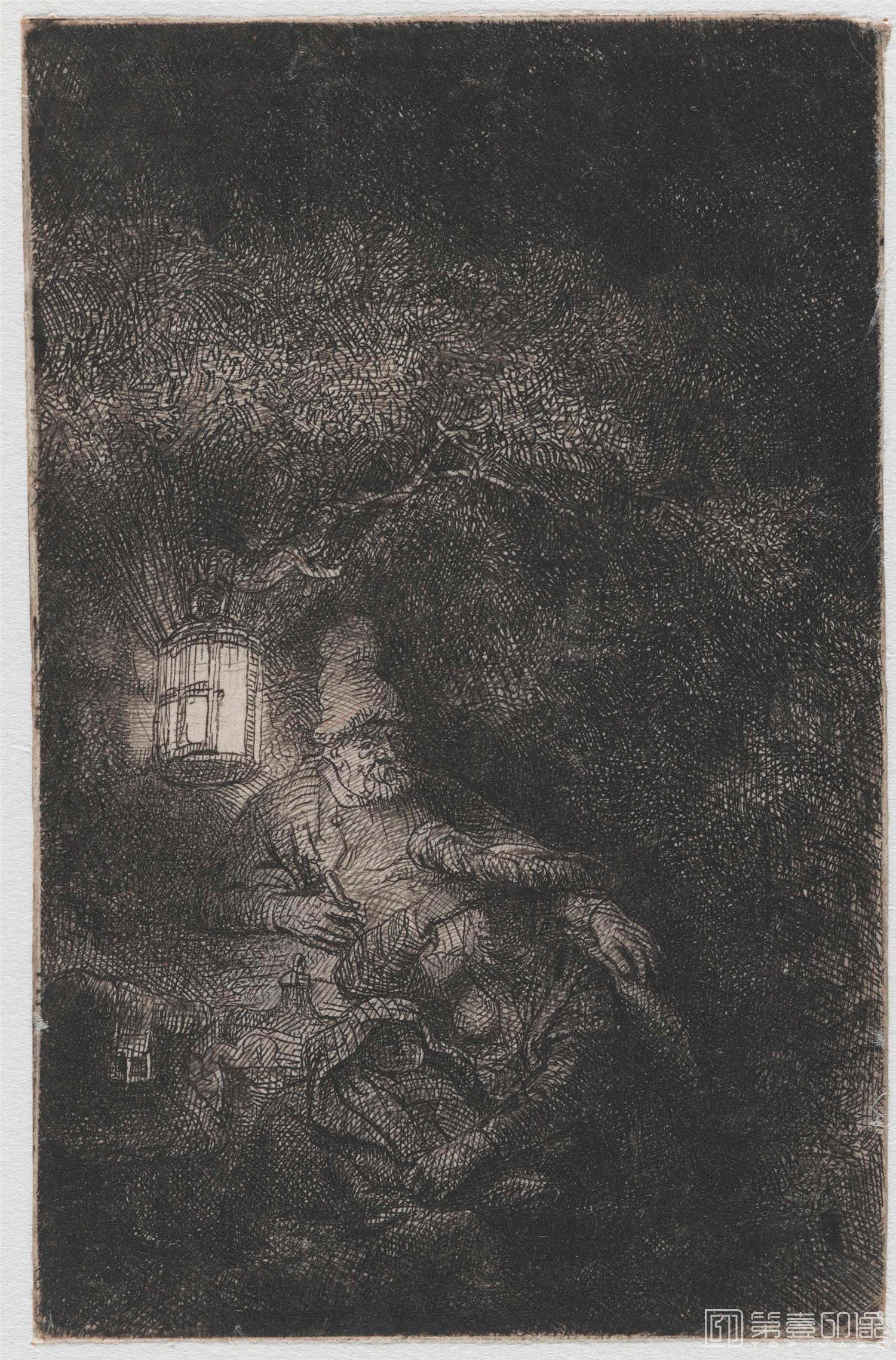 素描-伦勃朗·哈尔曼松·凡·莱因 Rembrandt Harmenszoon van Rijn作品集-369