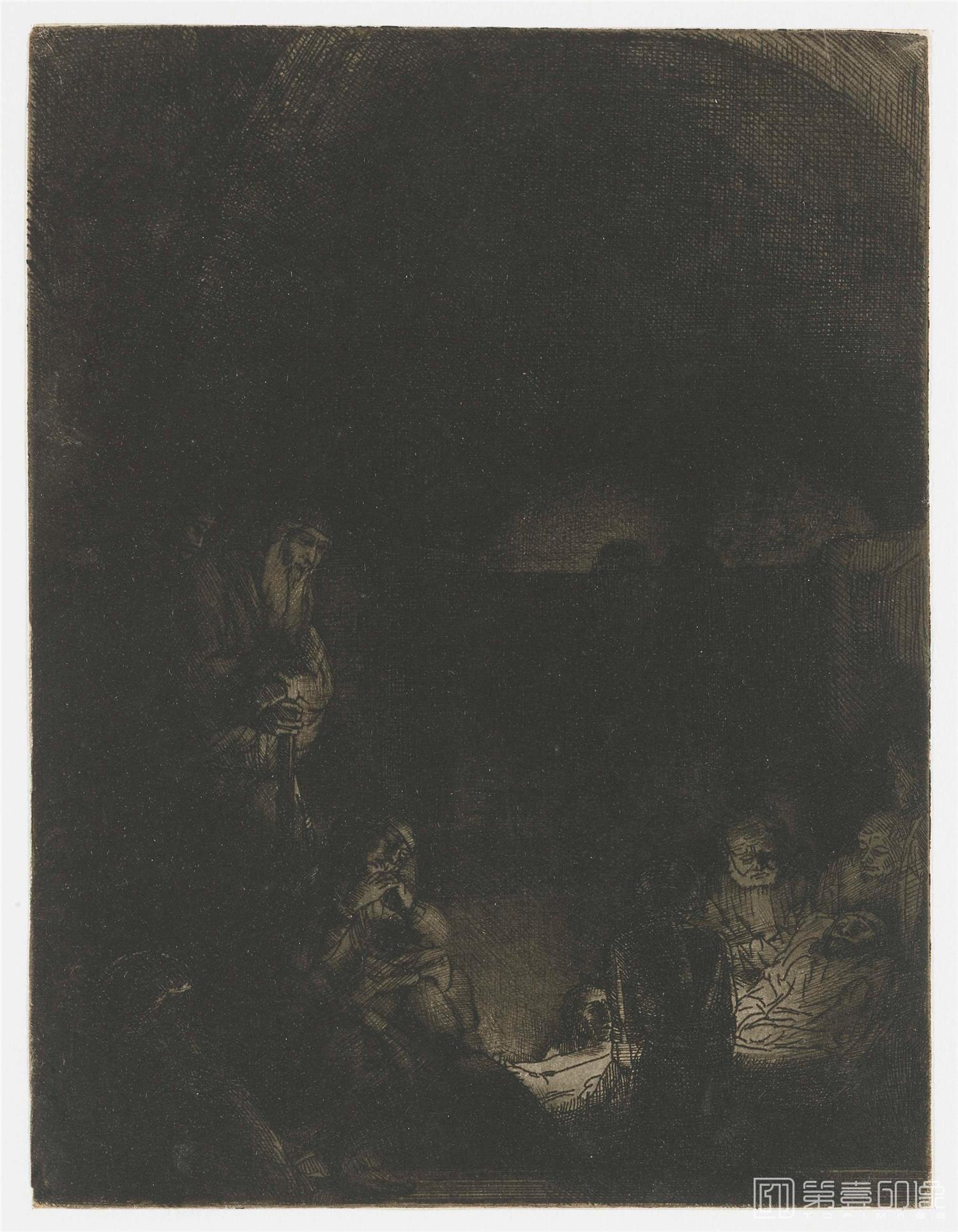 素描-伦勃朗·哈尔曼松·凡·莱因 Rembrandt Harmenszoon van Rijn作品集-375