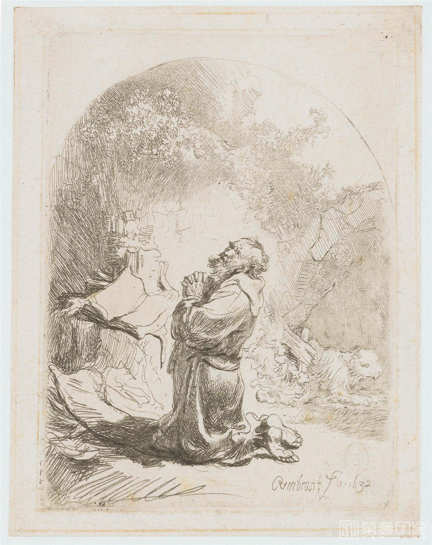 素描-伦勃朗·哈尔曼松·凡·莱因 Rembrandt Harmenszoon van Rijn作品集-381