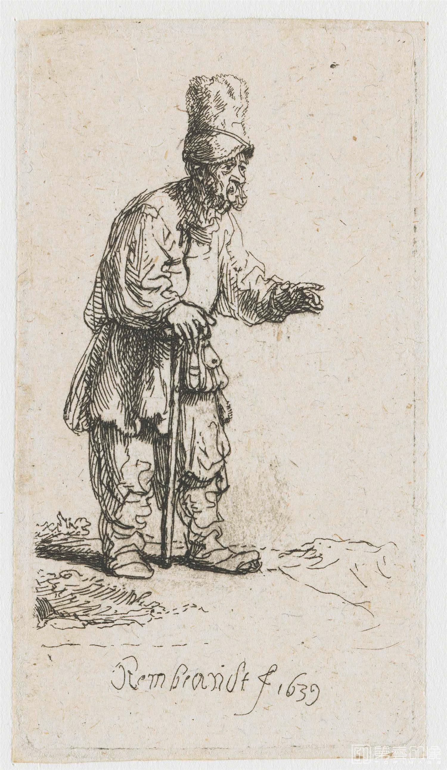 素描-伦勃朗·哈尔曼松·凡·莱因 Rembrandt Harmenszoon van Rijn作品集-388
