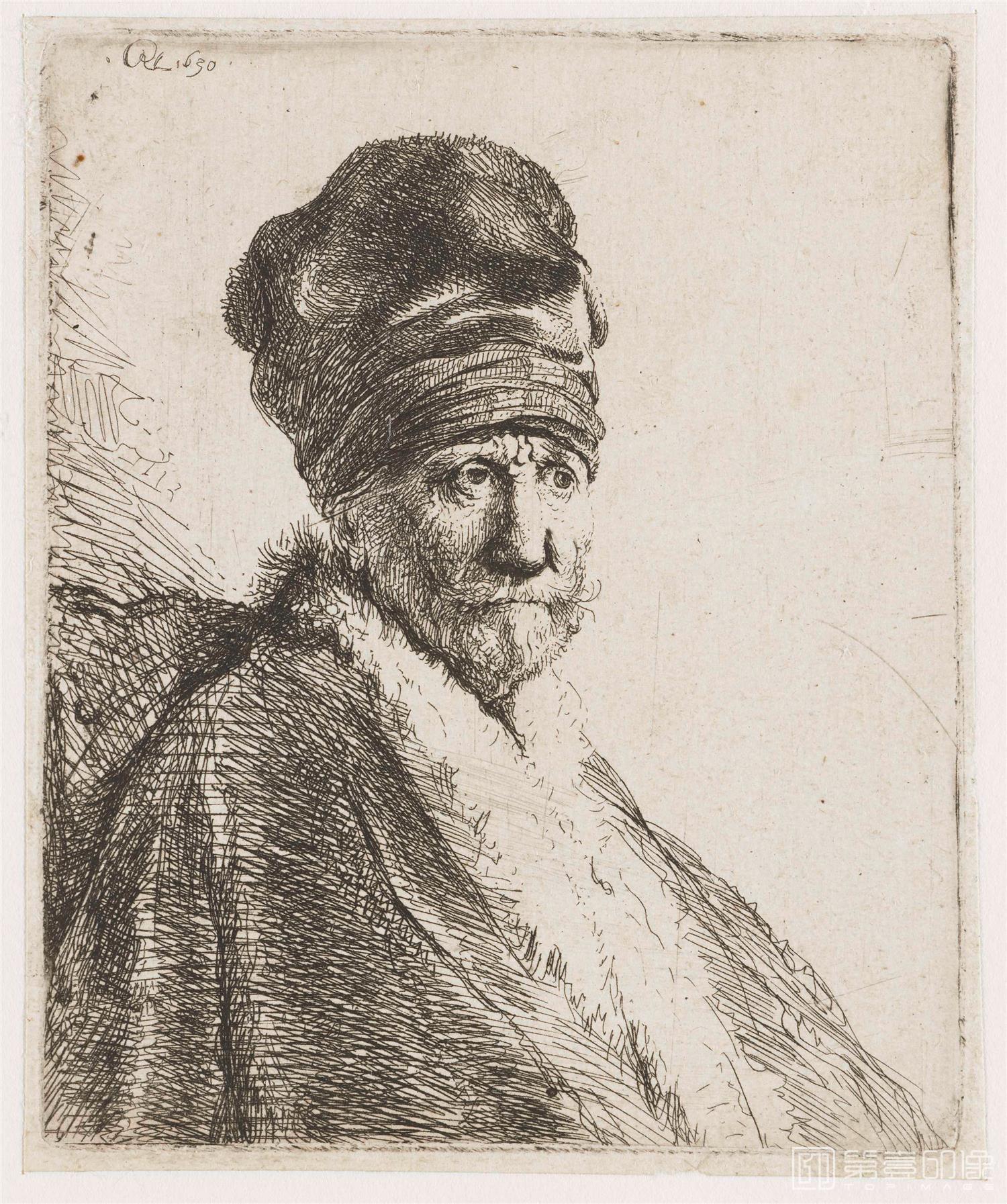 素描-伦勃朗·哈尔曼松·凡·莱因 Rembrandt Harmenszoon van Rijn作品集-458