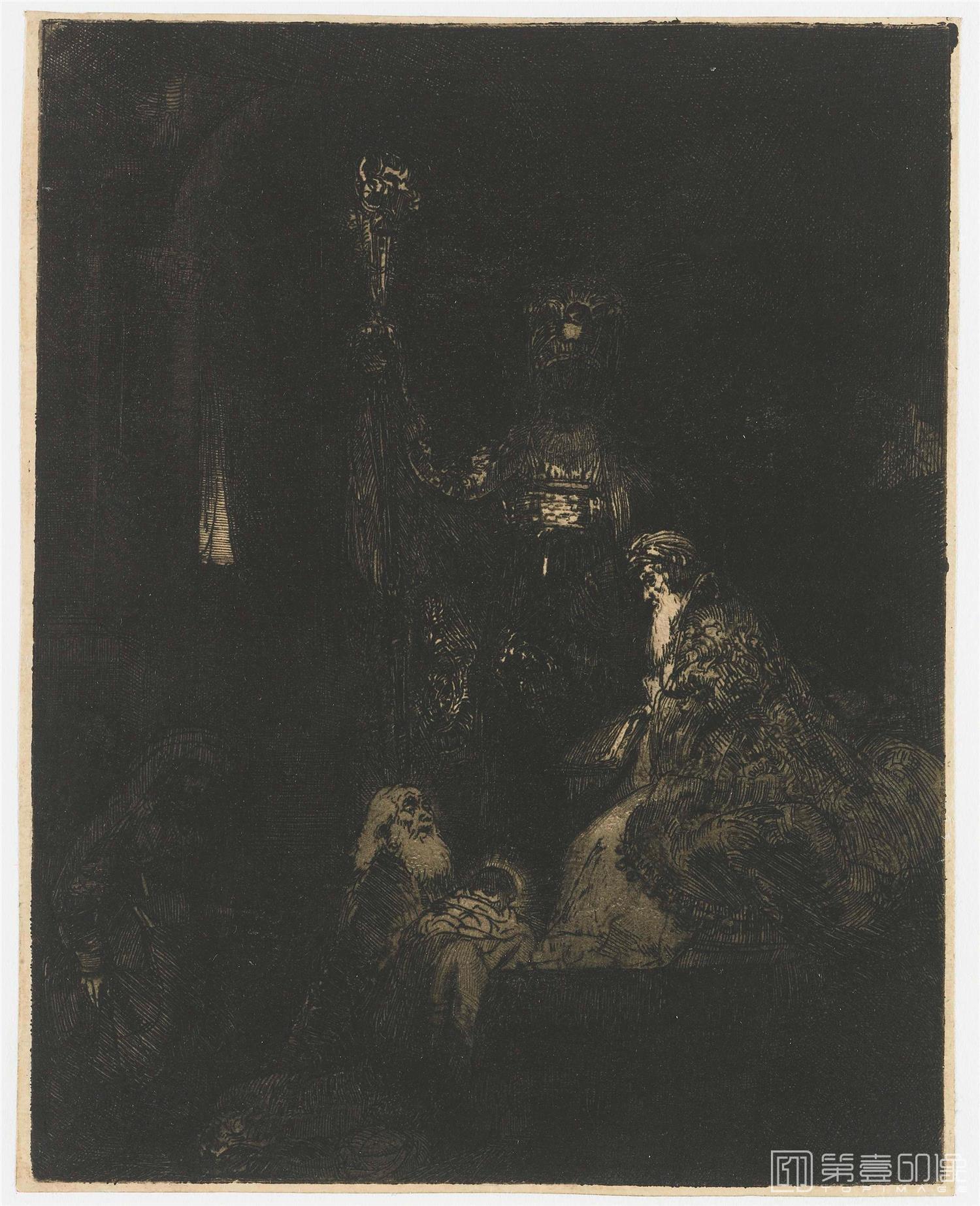 素描-伦勃朗·哈尔曼松·凡·莱因 Rembrandt Harmenszoon van Rijn作品集-484