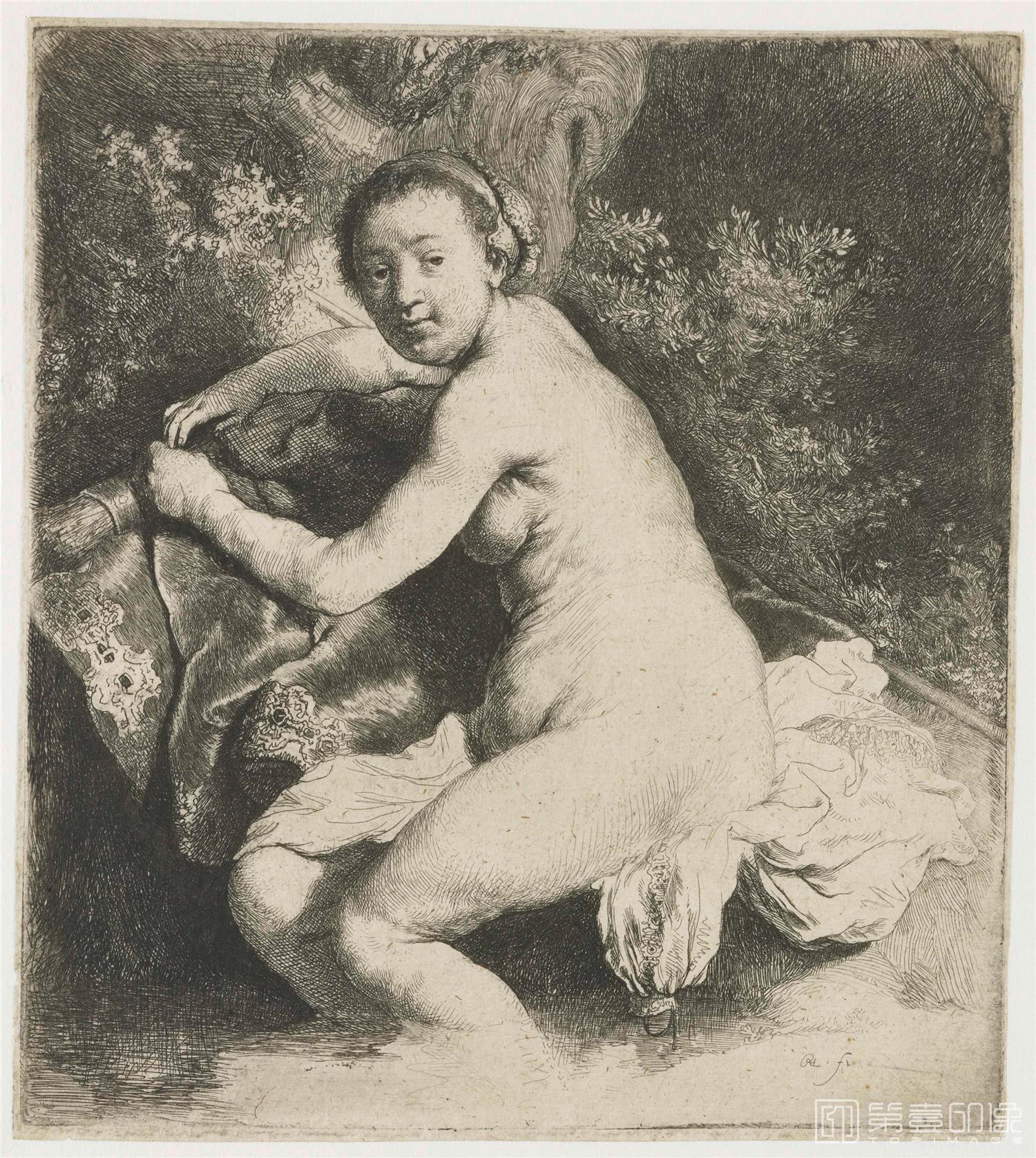 素描-伦勃朗·哈尔曼松·凡·莱因 Rembrandt Harmenszoon van Rijn作品集-505