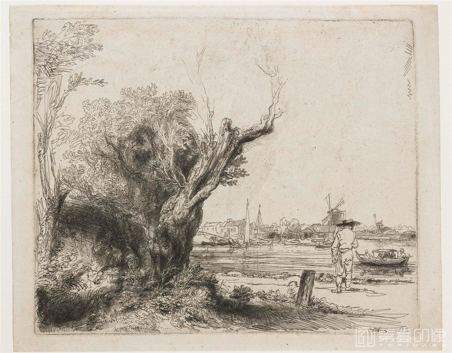 速写-伦勃朗·哈尔曼松·凡·莱因 Rembrandt Harmenszoon van Rijn作品集-506