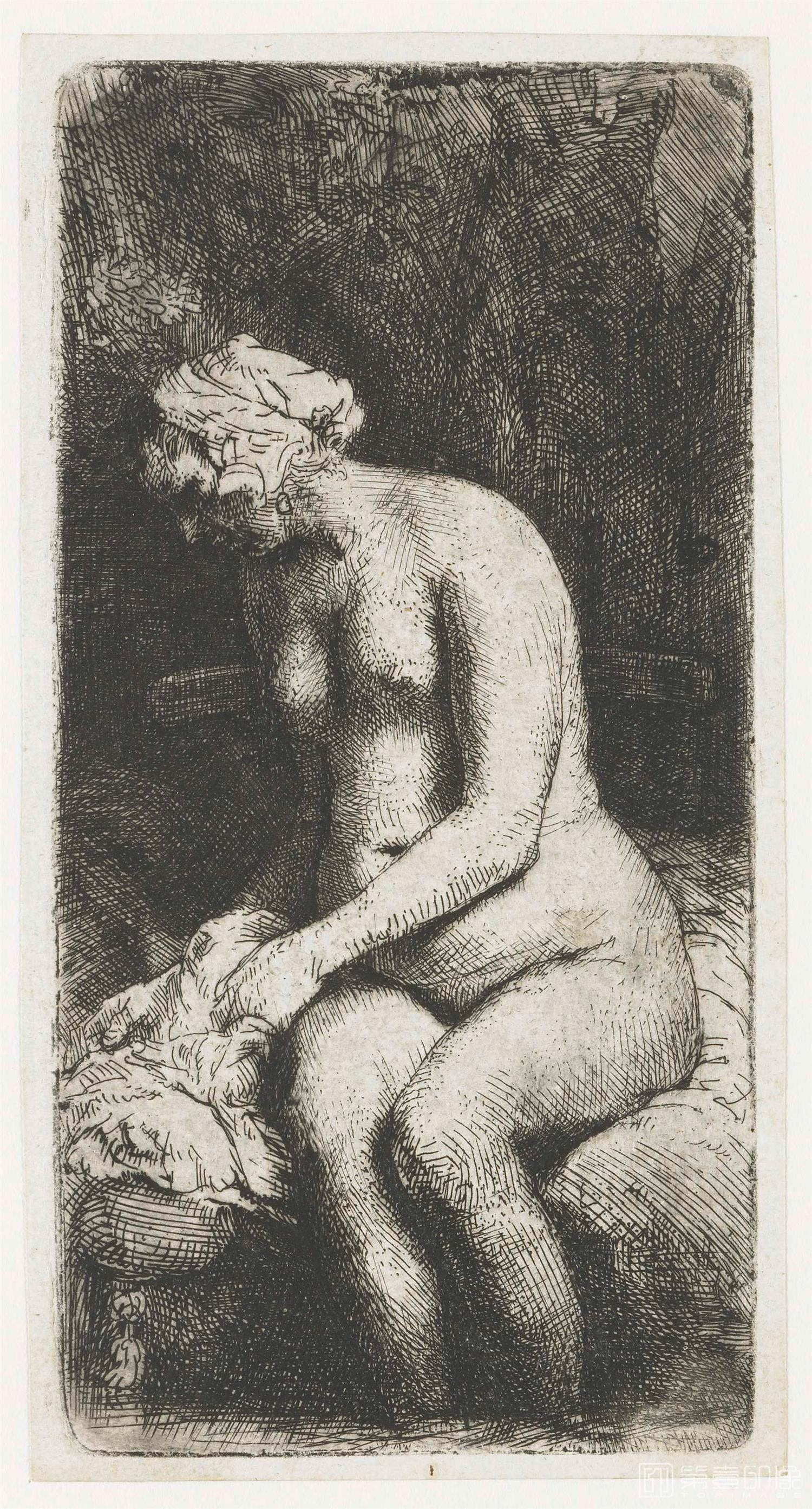 素描-伦勃朗·哈尔曼松·凡·莱因 Rembrandt Harmenszoon van Rijn作品集-509
