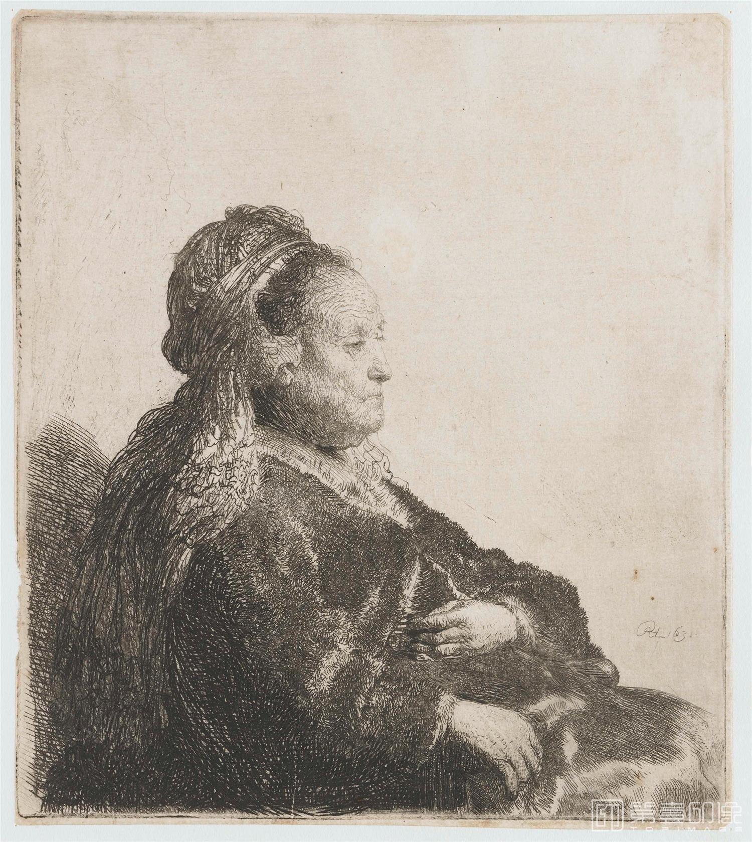 素描-伦勃朗·哈尔曼松·凡·莱因 Rembrandt Harmenszoon van Rijn作品集-531