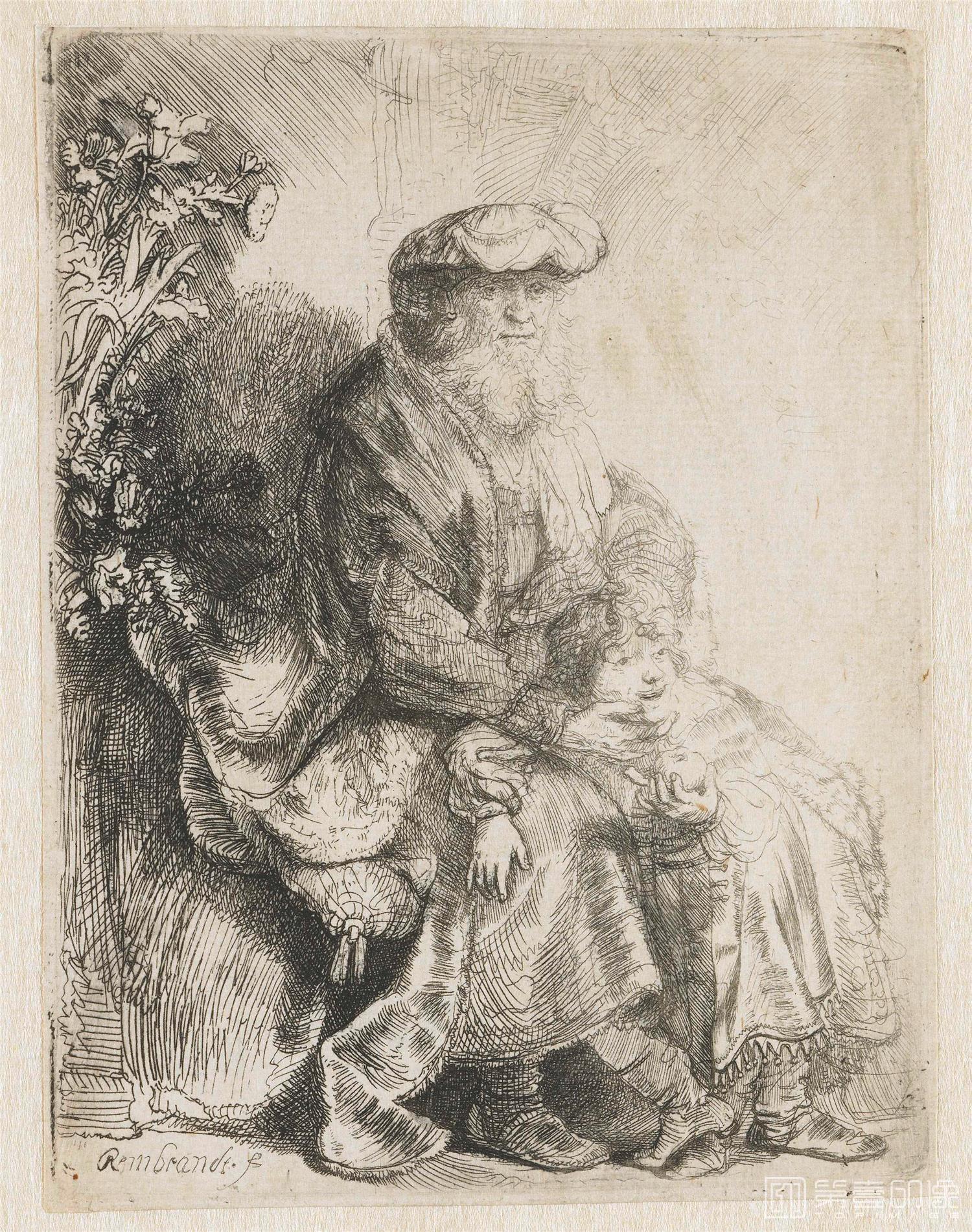 素描-伦勃朗·哈尔曼松·凡·莱因 Rembrandt Harmenszoon van Rijn作品集-544