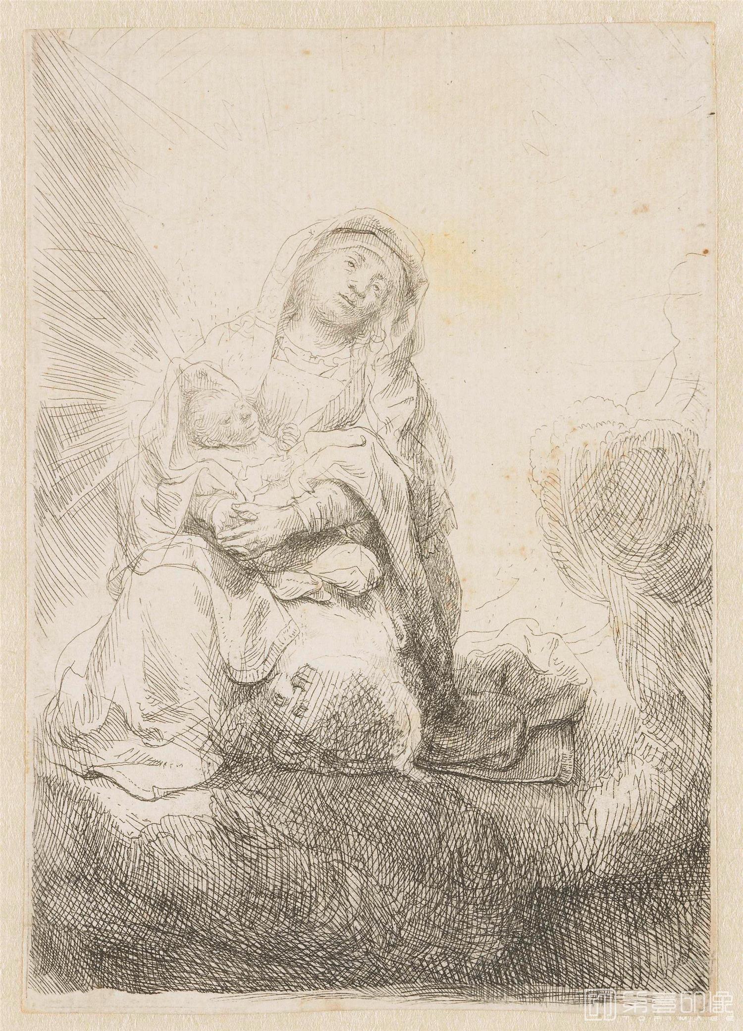 速写-伦勃朗·哈尔曼松·凡·莱因 Rembrandt Harmenszoon van Rijn作品集-550