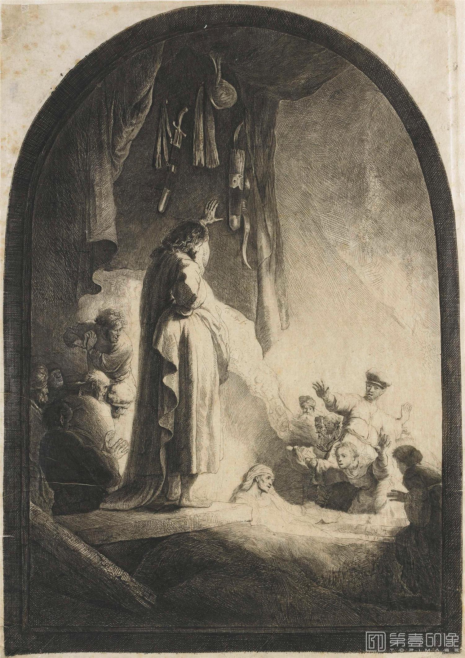 素描-伦勃朗·哈尔曼松·凡·莱因 Rembrandt Harmenszoon van Rijn作品集-554