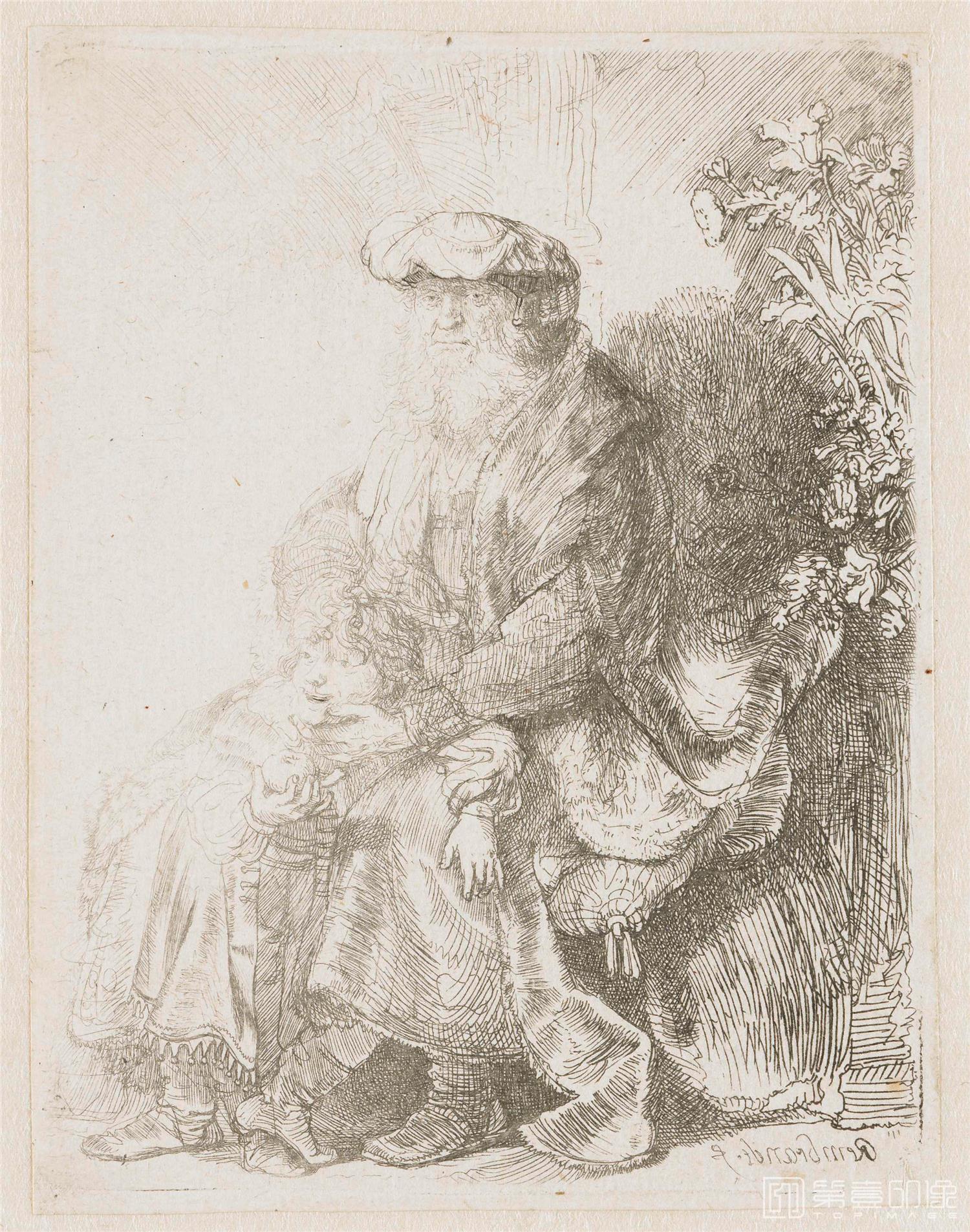 素描-伦勃朗·哈尔曼松·凡·莱因 Rembrandt Harmenszoon van Rijn作品集-621